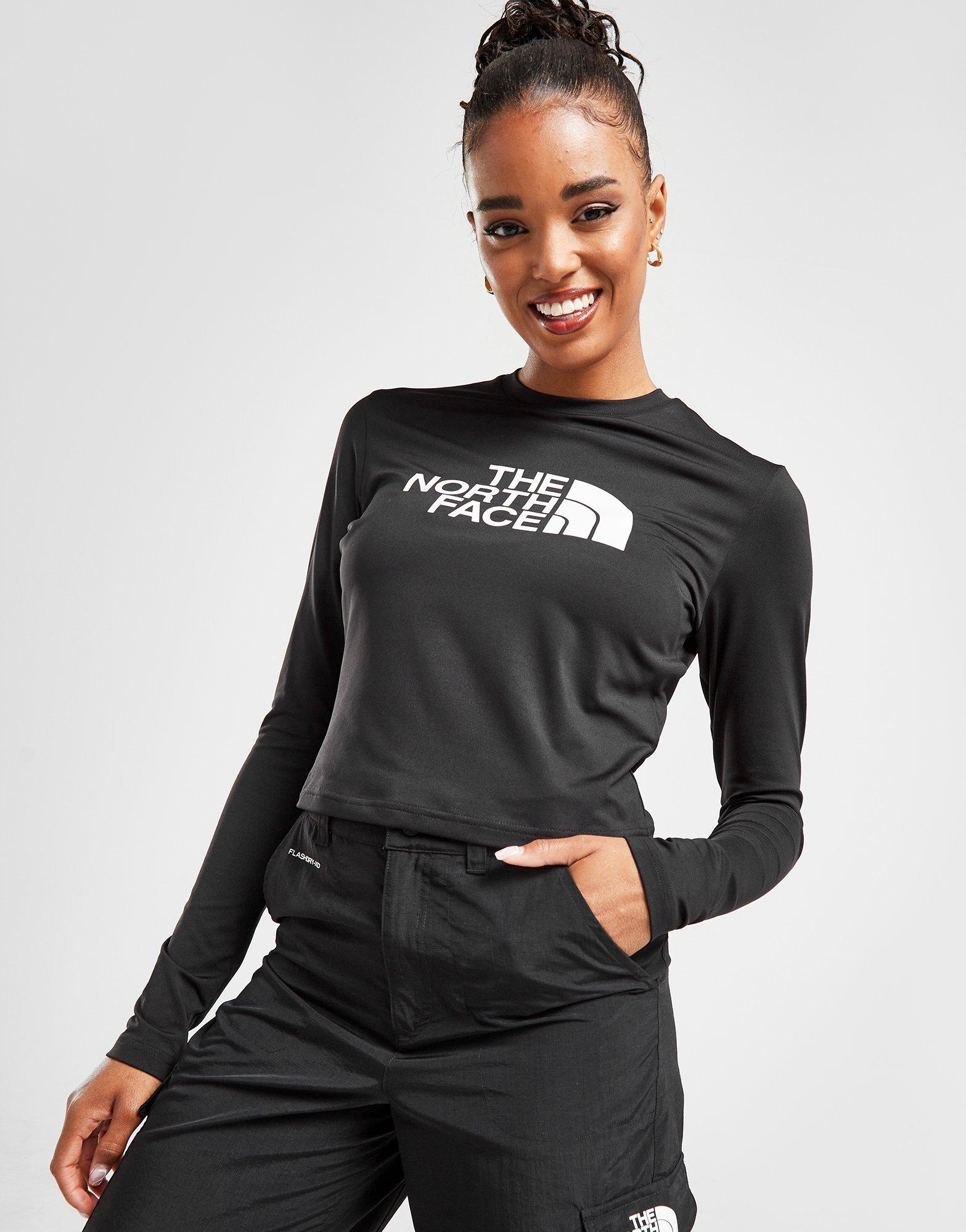 Black The North Face Dome Slim Long Sleeve T-Shirt | JD Sports UK