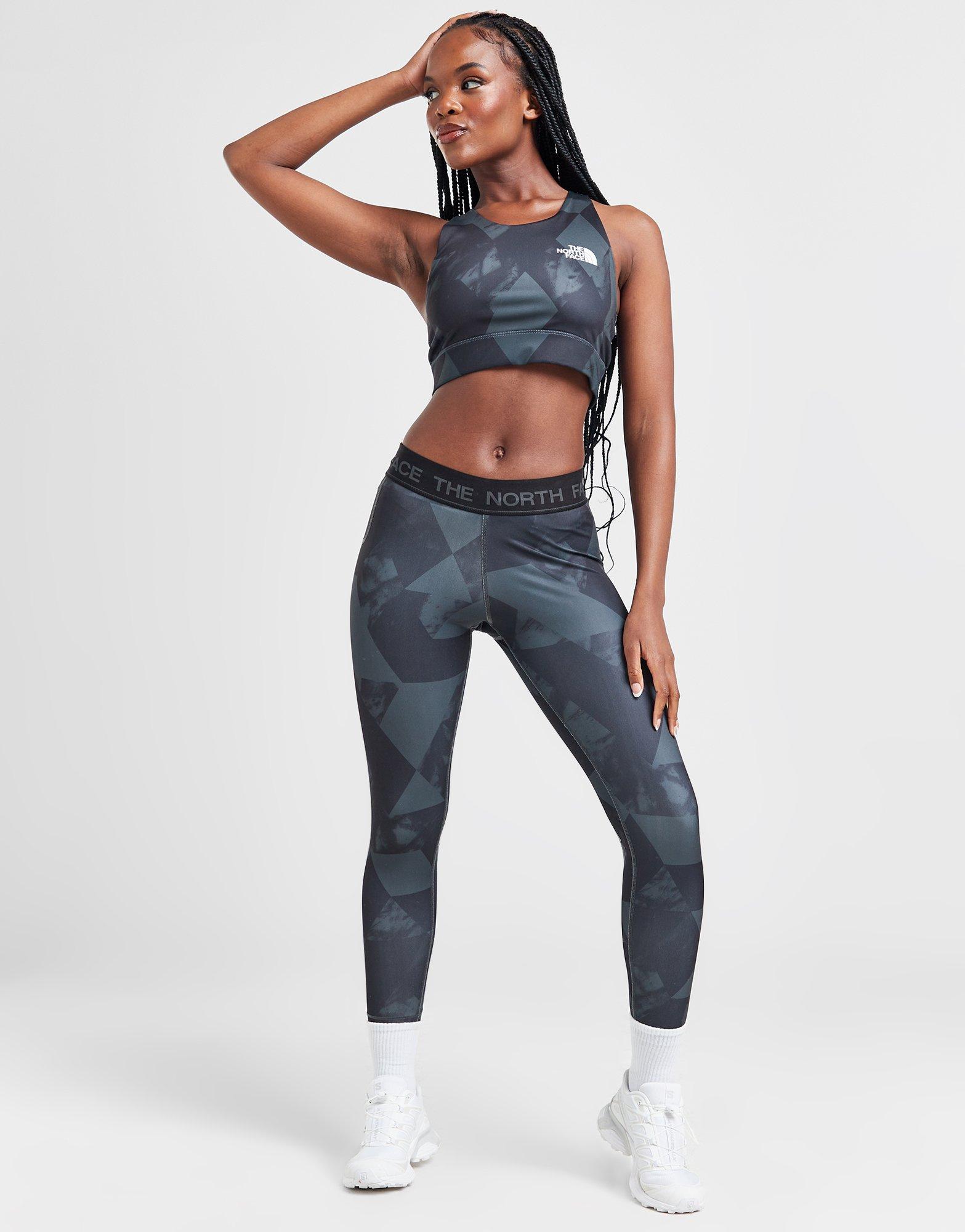 Grey The North Face Flex All Over Print Sports Bra - JD Sports Global