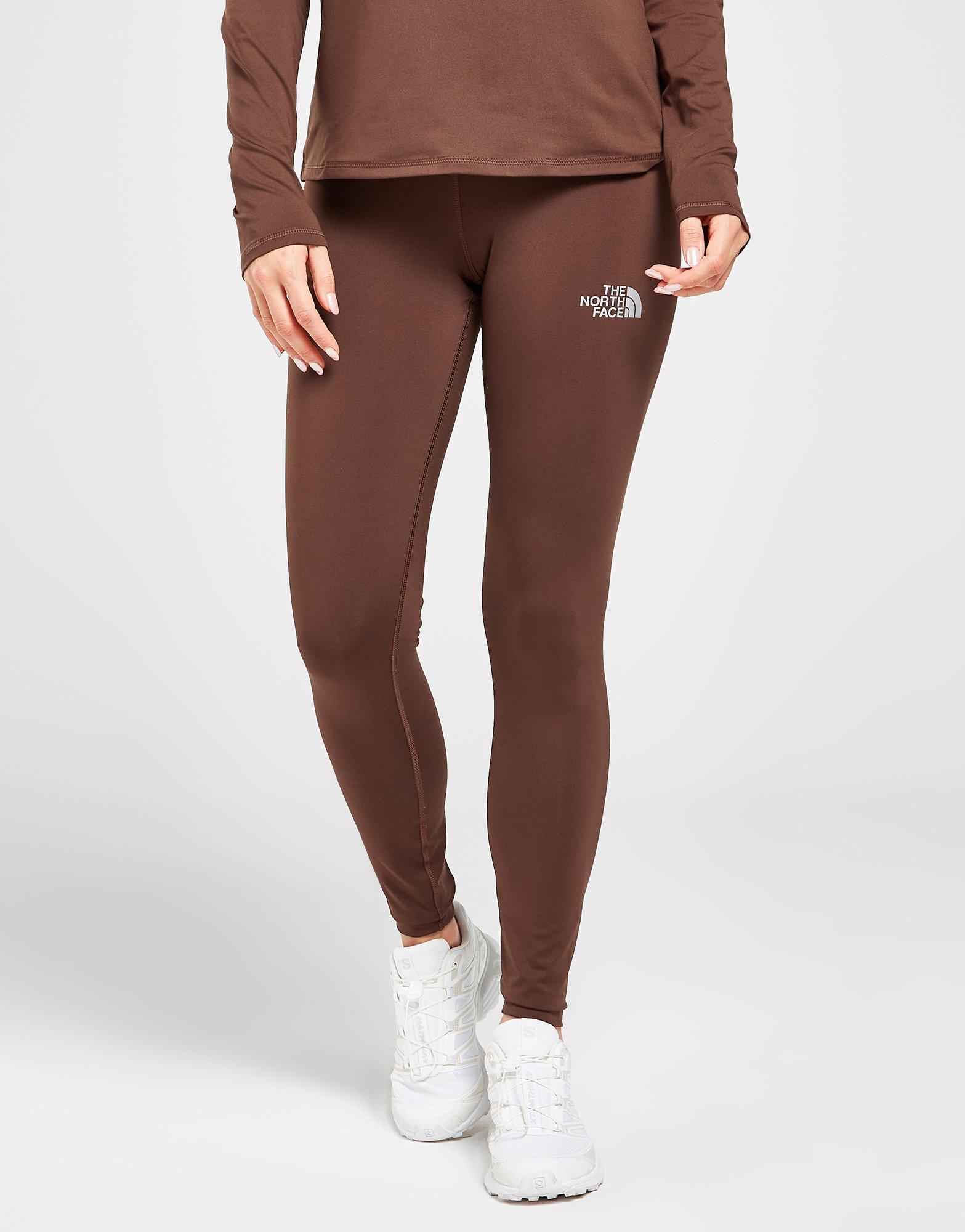 JD The North Exploring Face Sports Tights Global Stop - Brown Never