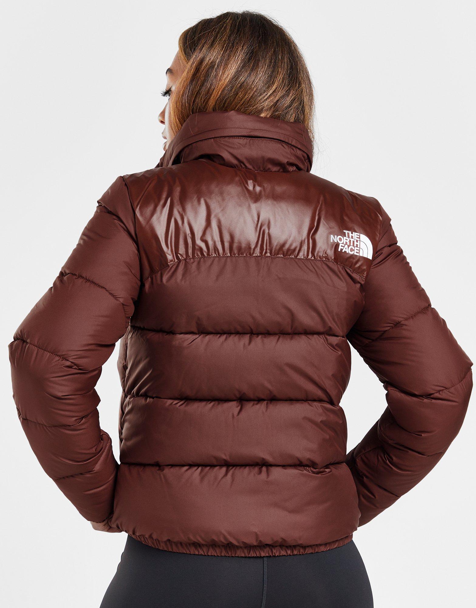 Pink The North Face Logo Padded Jacket