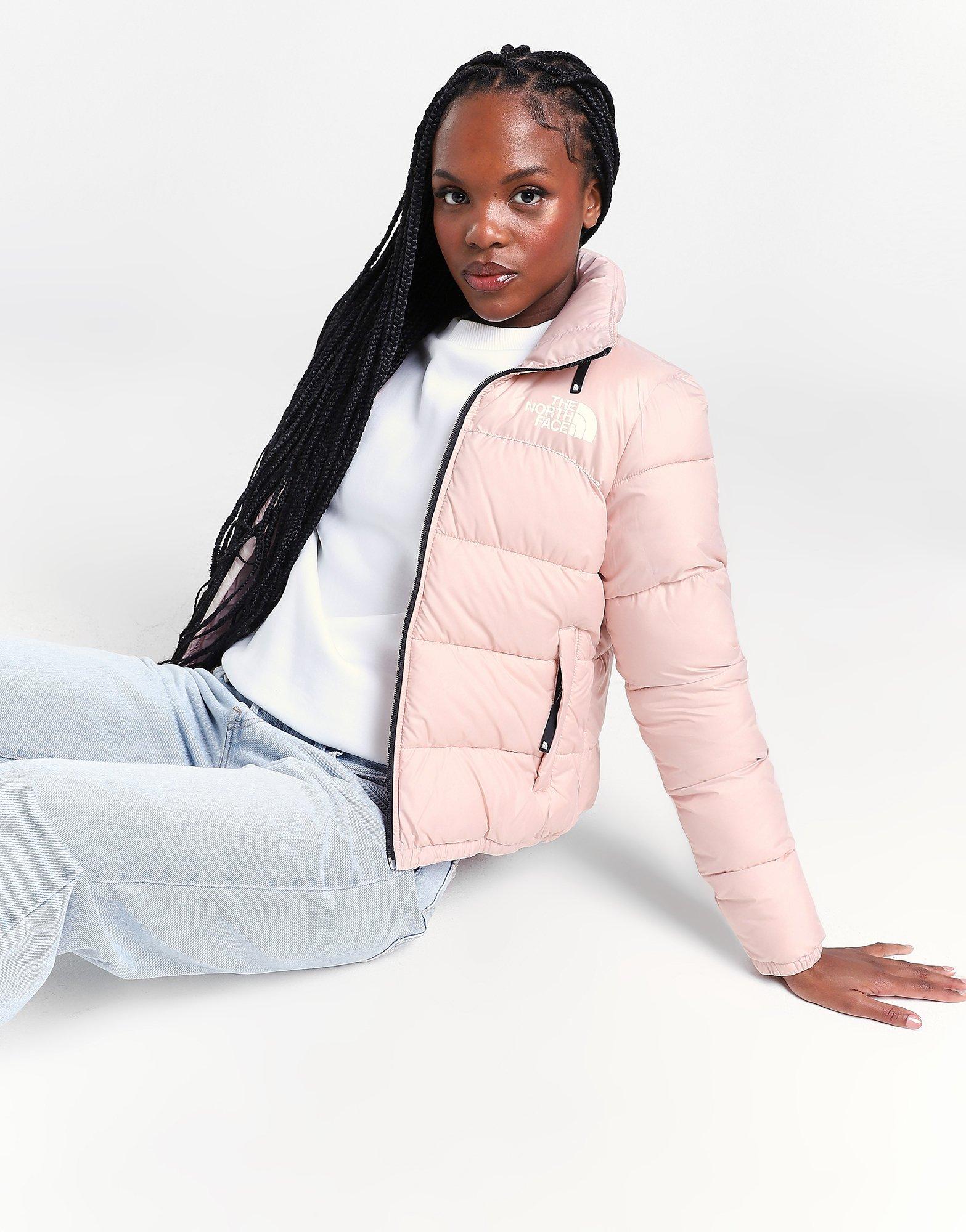 Pink north face tracksuit online