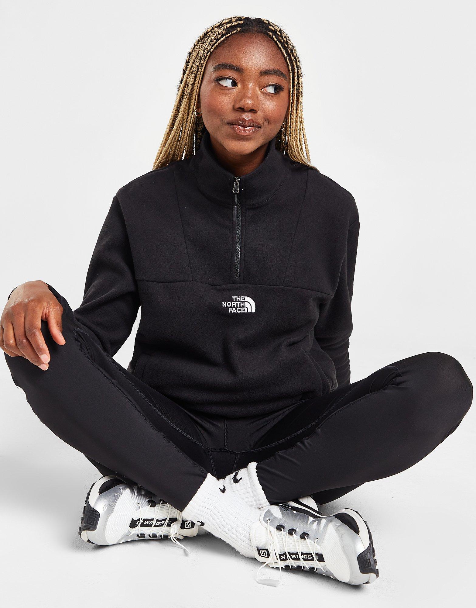 Black The North Face Plus Size Glacier 1/4 Zip Fleece - JD Sports NZ