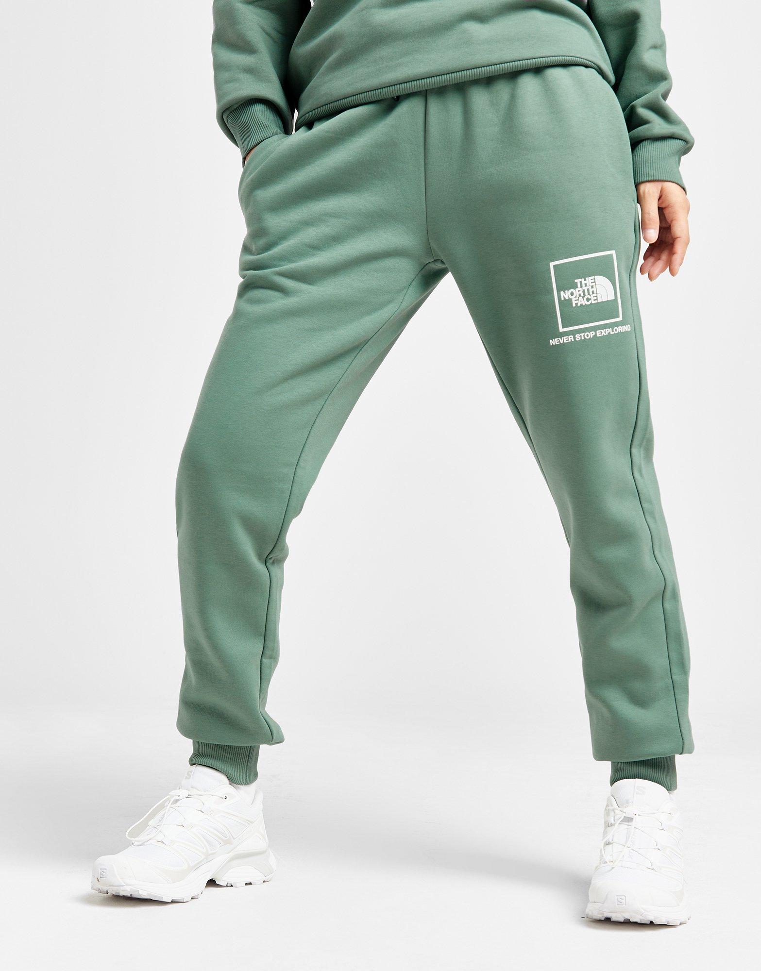 The north face store green tracksuit