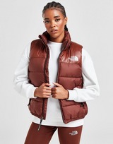 The North Face Logo Hooded Padded Weste Damen