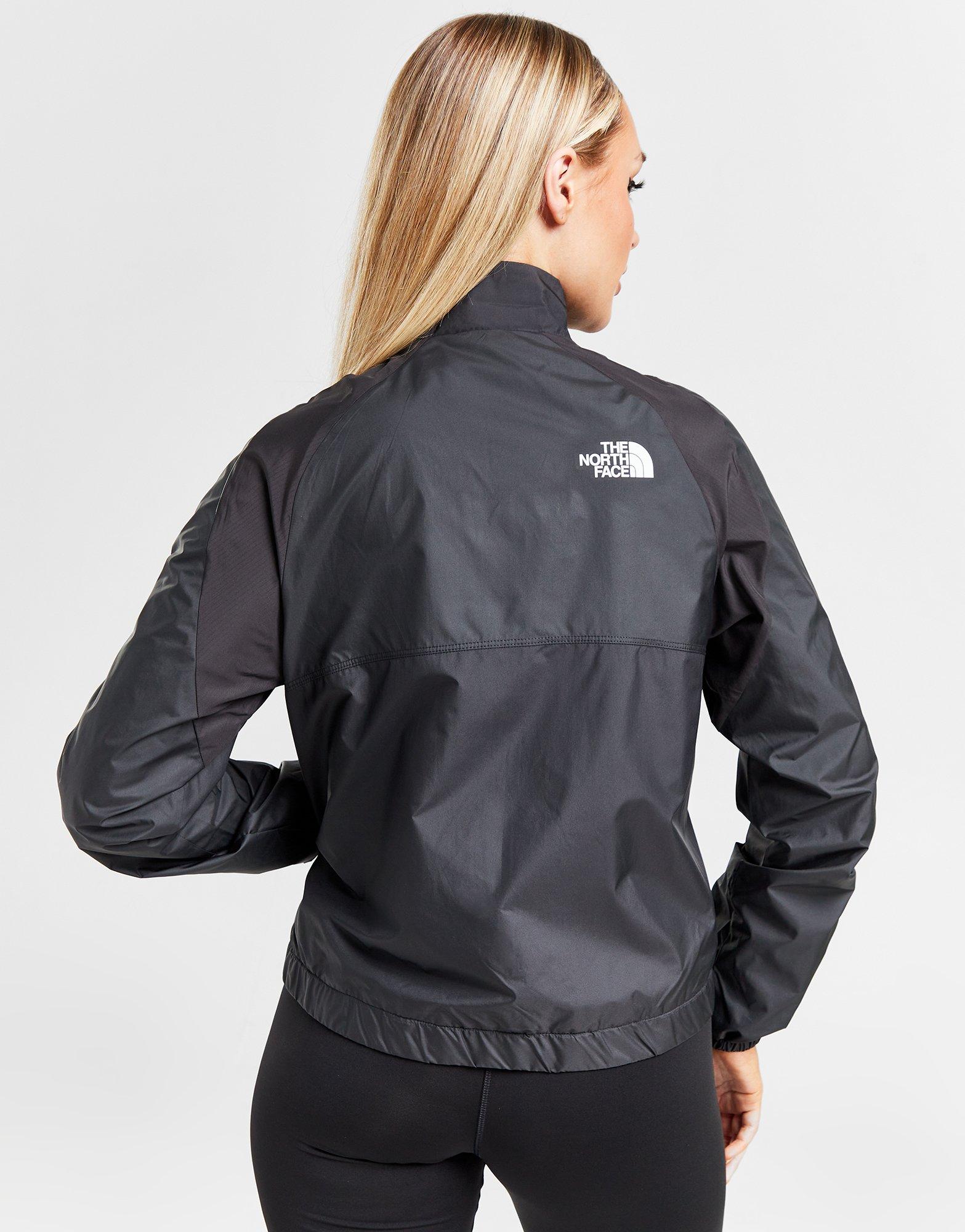 Casaco com capucho The North Face Mountain Athletics Wind Full Zip preto  logótipo branco