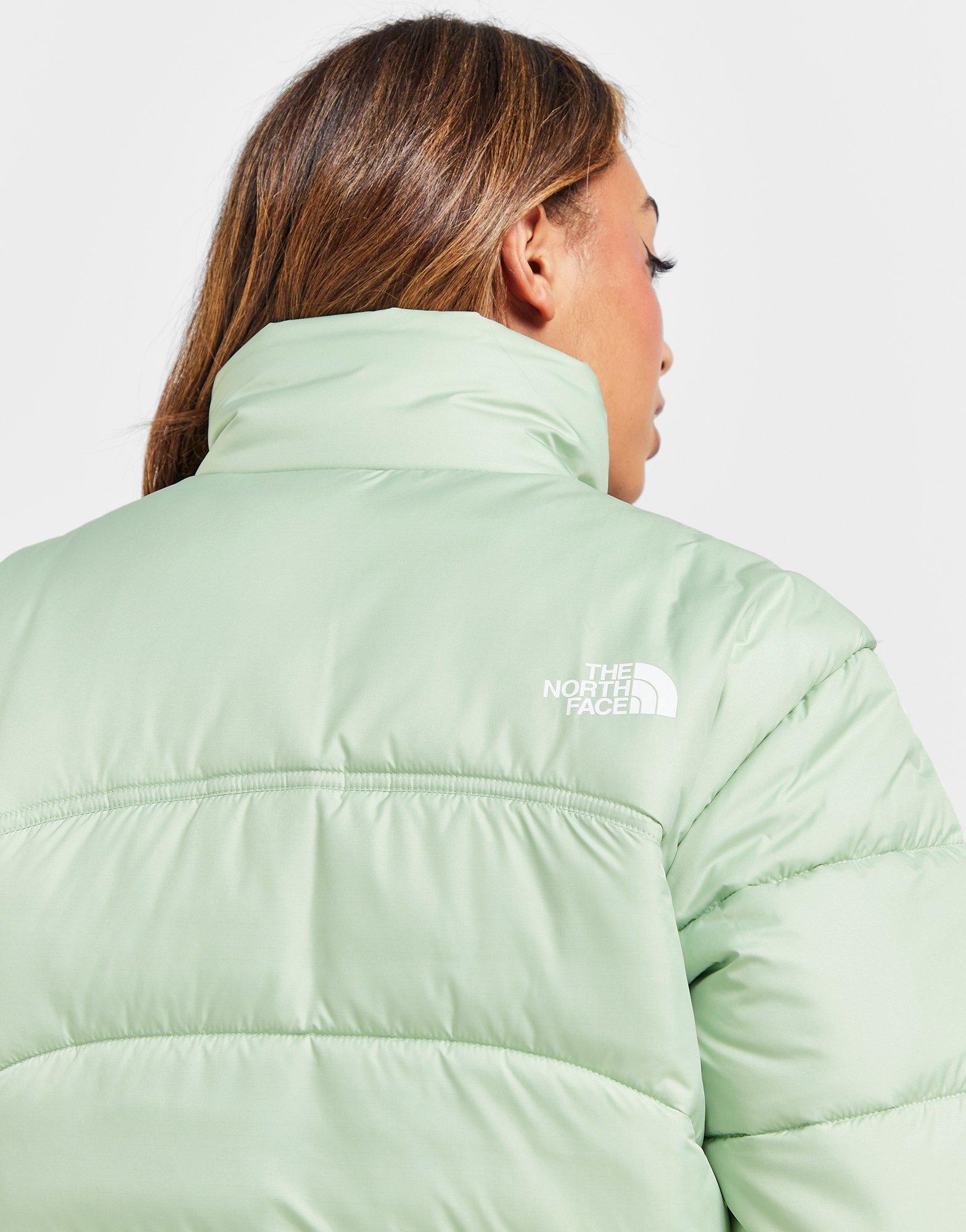 North face green on sale puffer