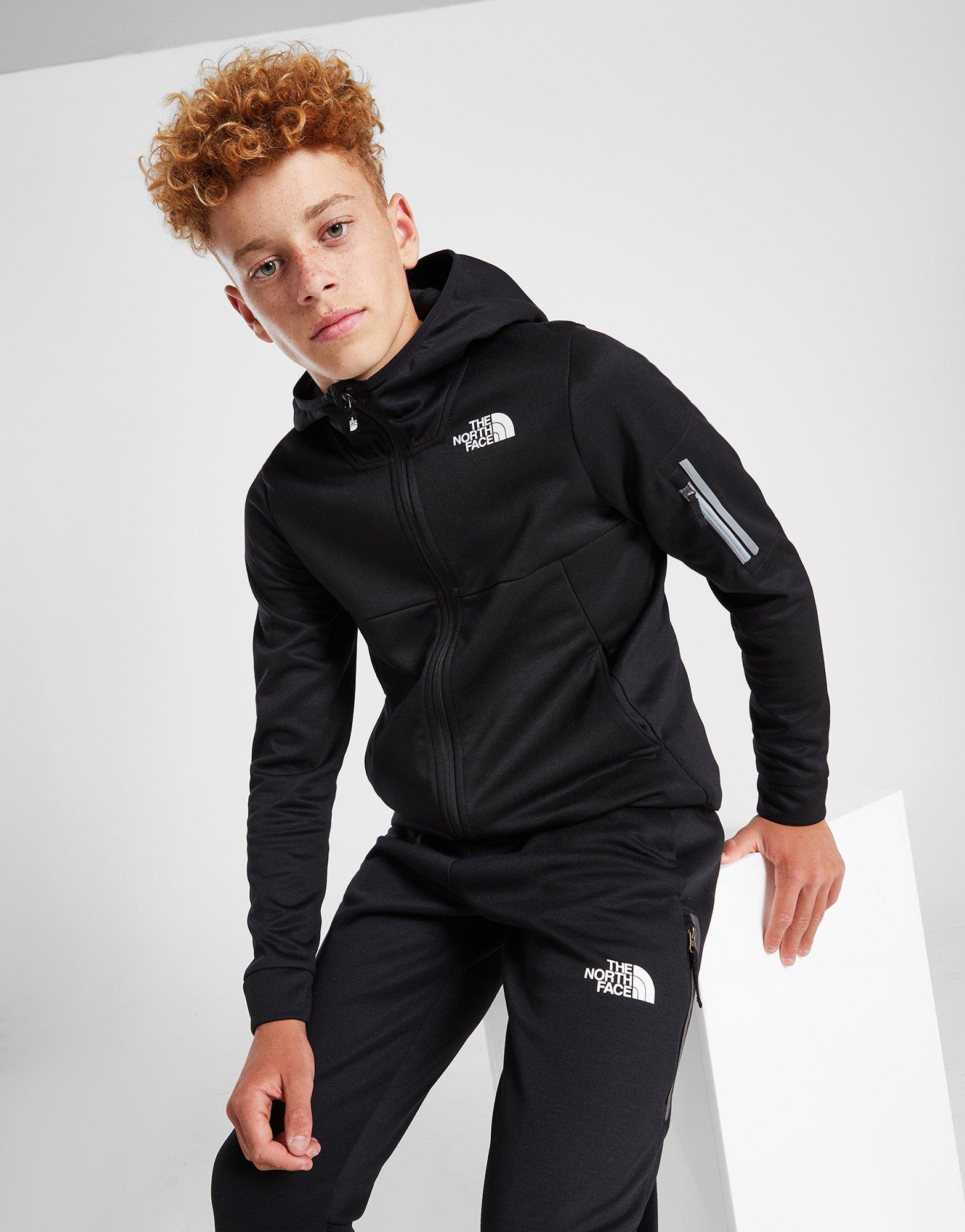 Black The North Face Kaveh Full Zip Hoodie Junior - JD Sports Global