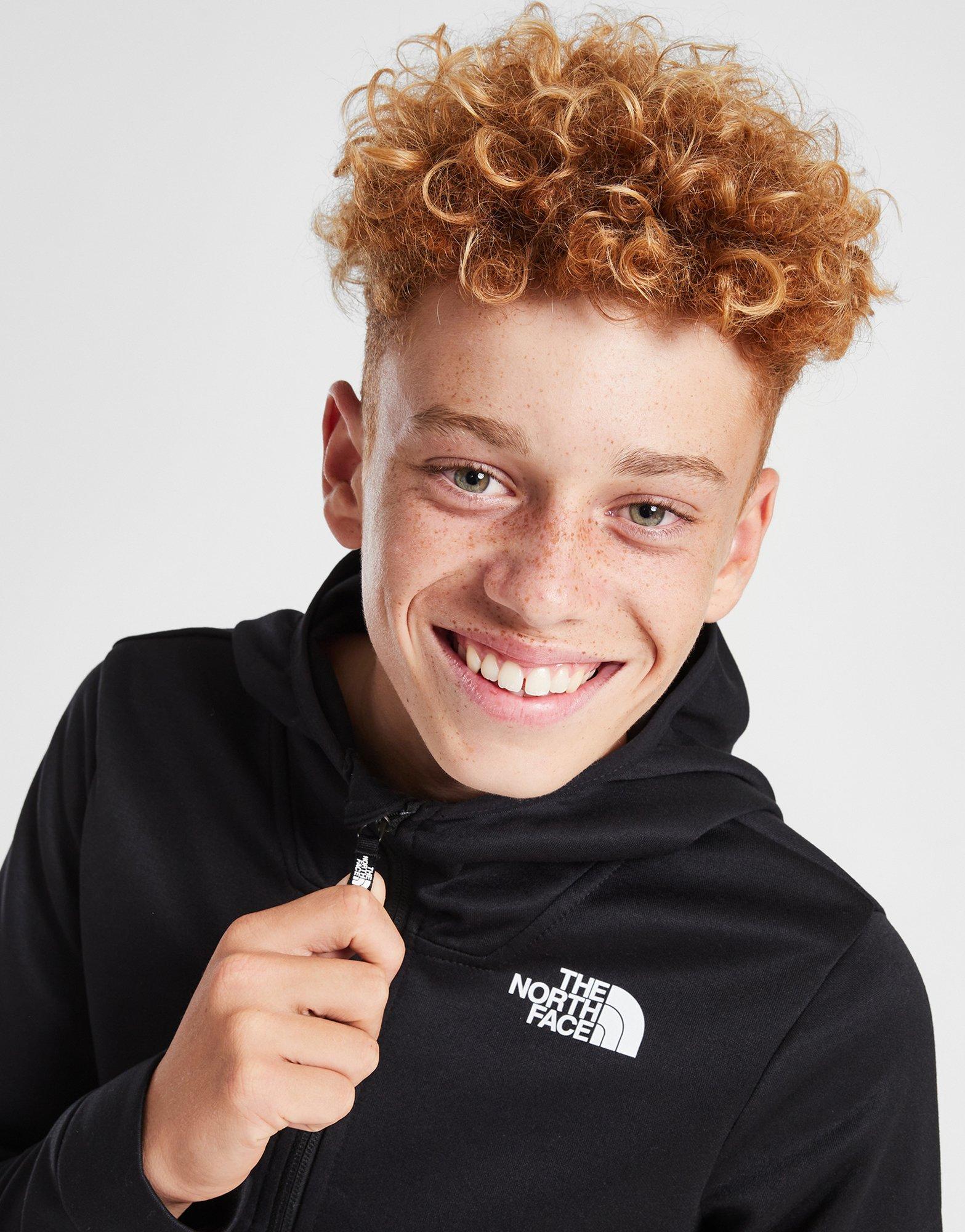 Black The North Face Kaveh Full Zip Hoodie Junior - JD Sports Global