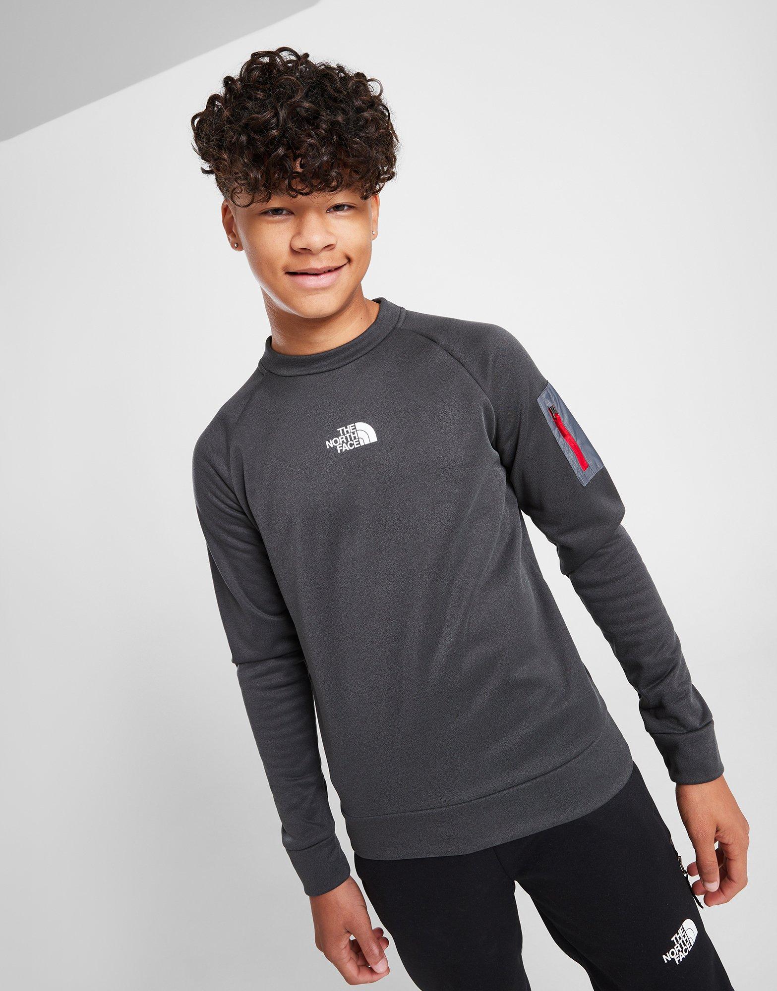 Grey The North Face Mittellegi Crew Sweatshirt Junior JD Sports NZ