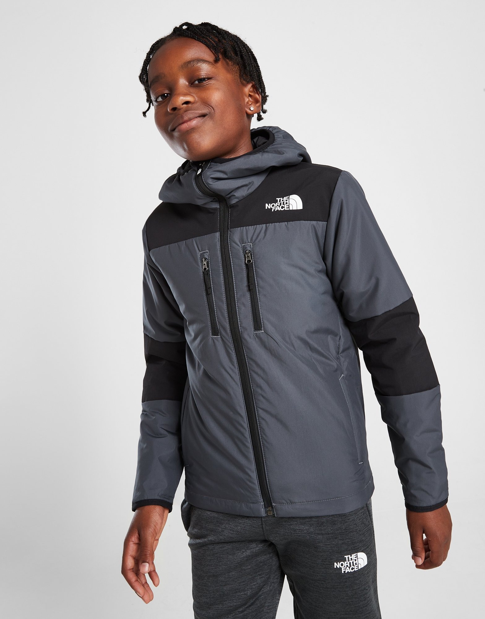 Uden butik skud Grå The North Face Light Synthetic Jacket Junior - JD Sports Danmark