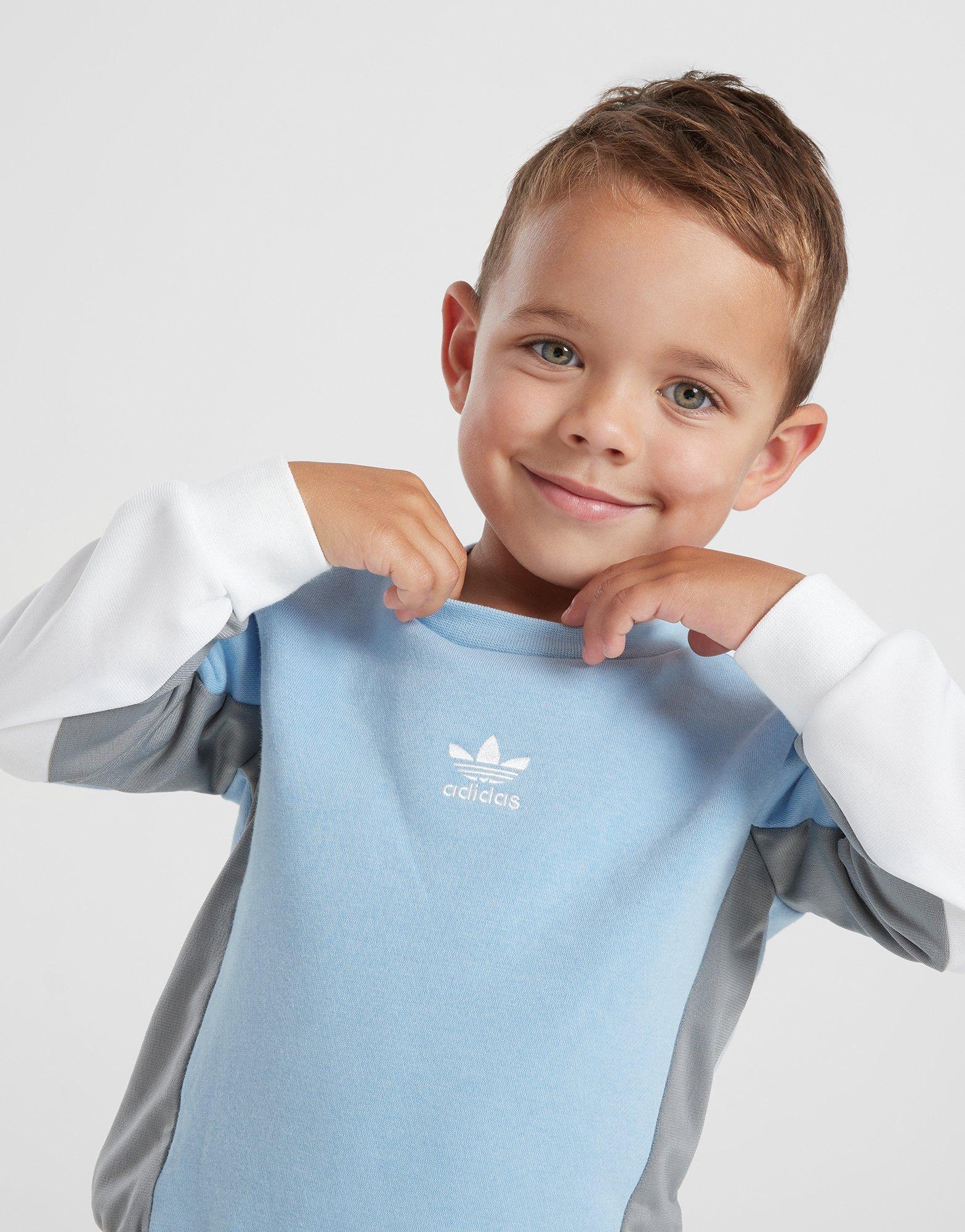adidas Originals Chevron Colour Block Crew Tracksuit Infant