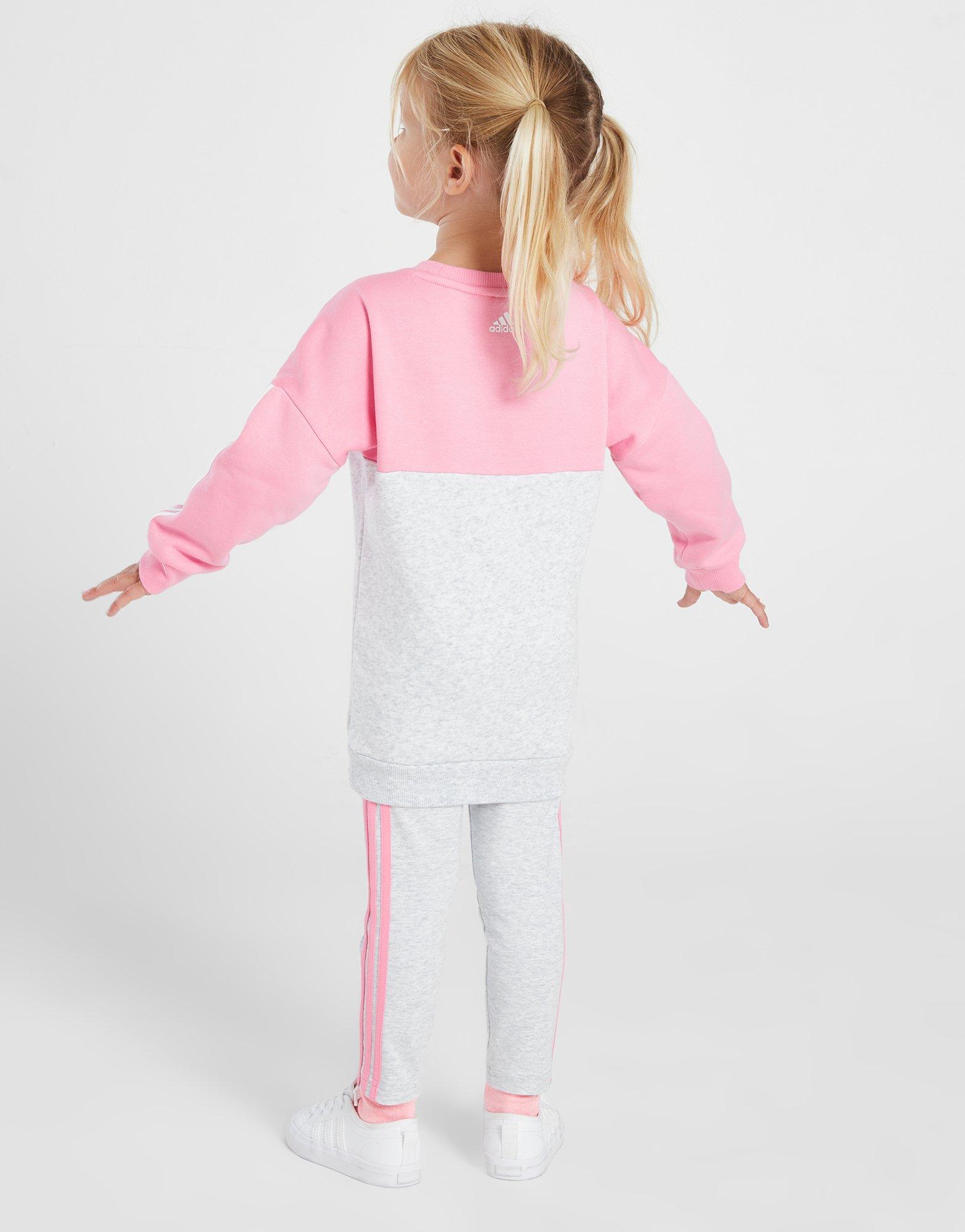 adidas Girls' Linear Tracksuit Infant