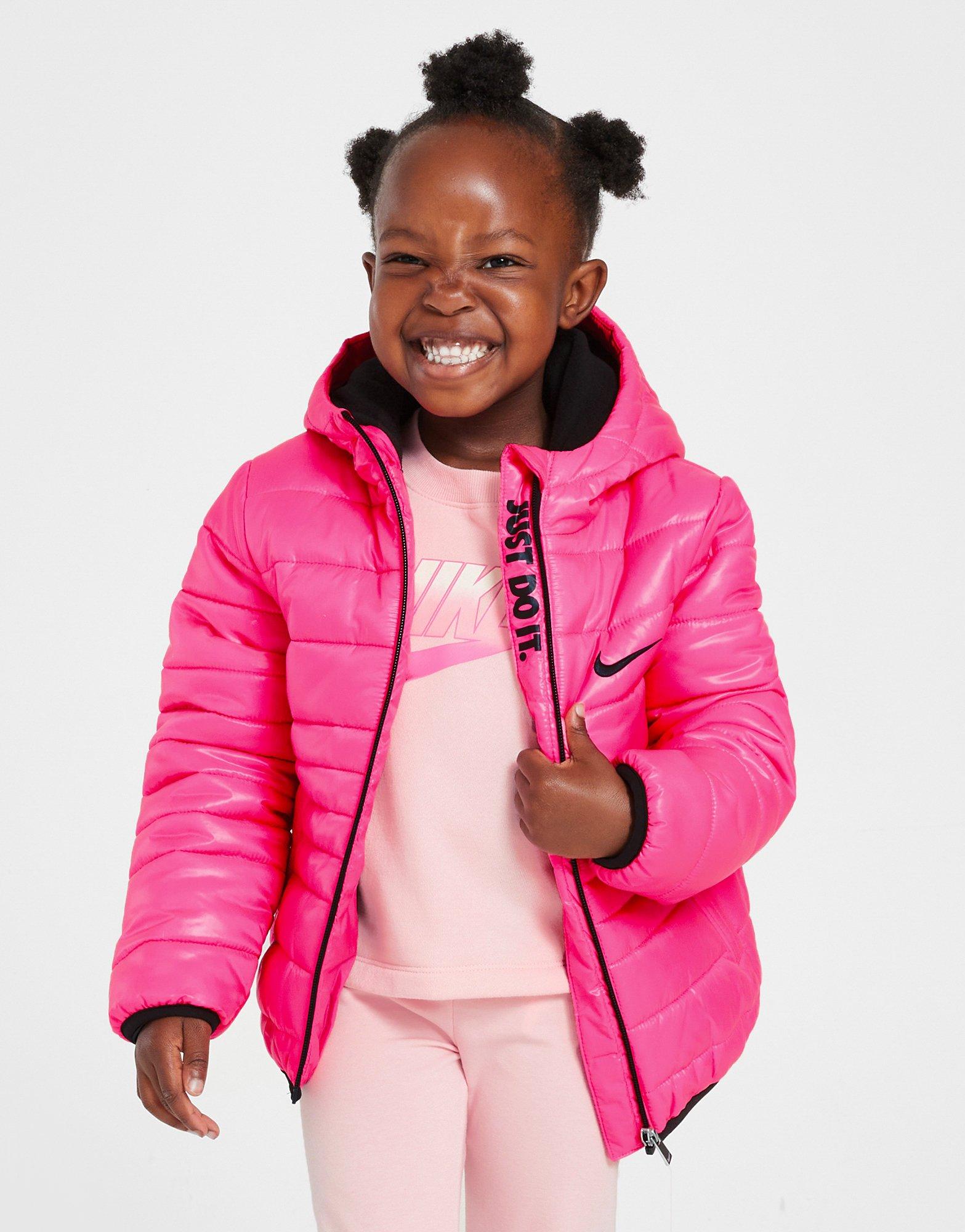 Pink Nike Girls' Padded Jacket Infant