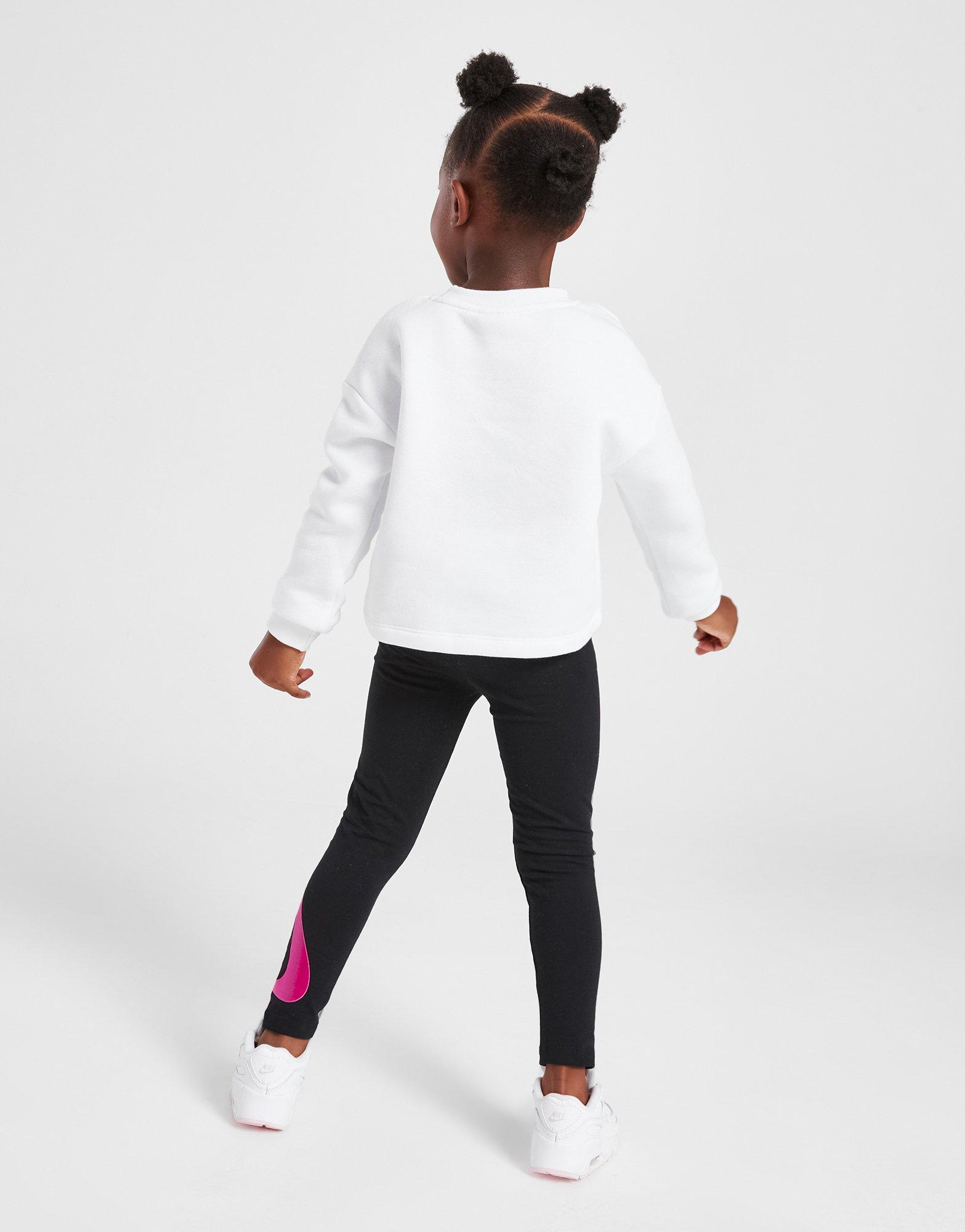 Nike Girls' Fade Logo Sweatshirt/Leggings Set Children