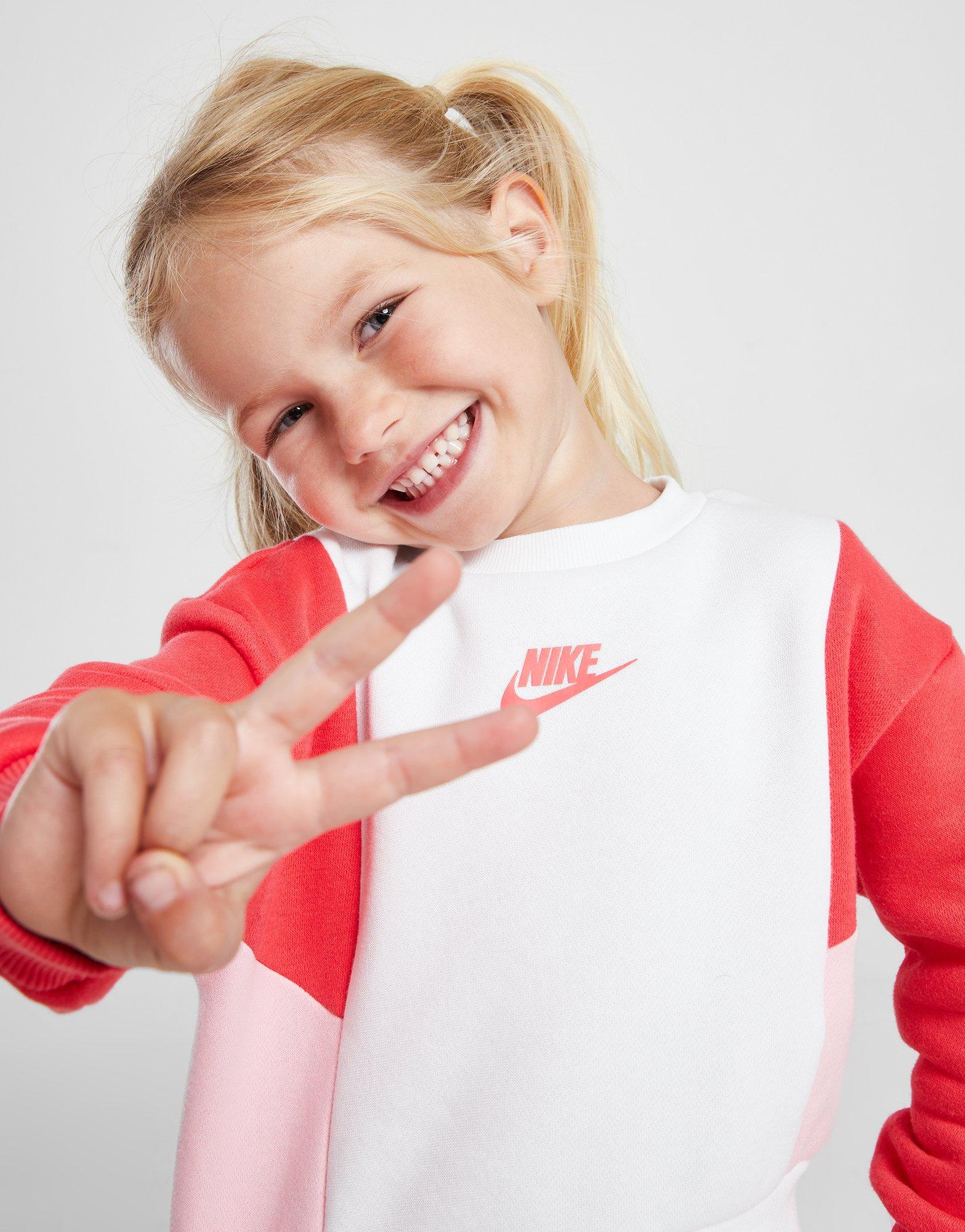 Nike Girls' Colour Block Tracksuit Infant