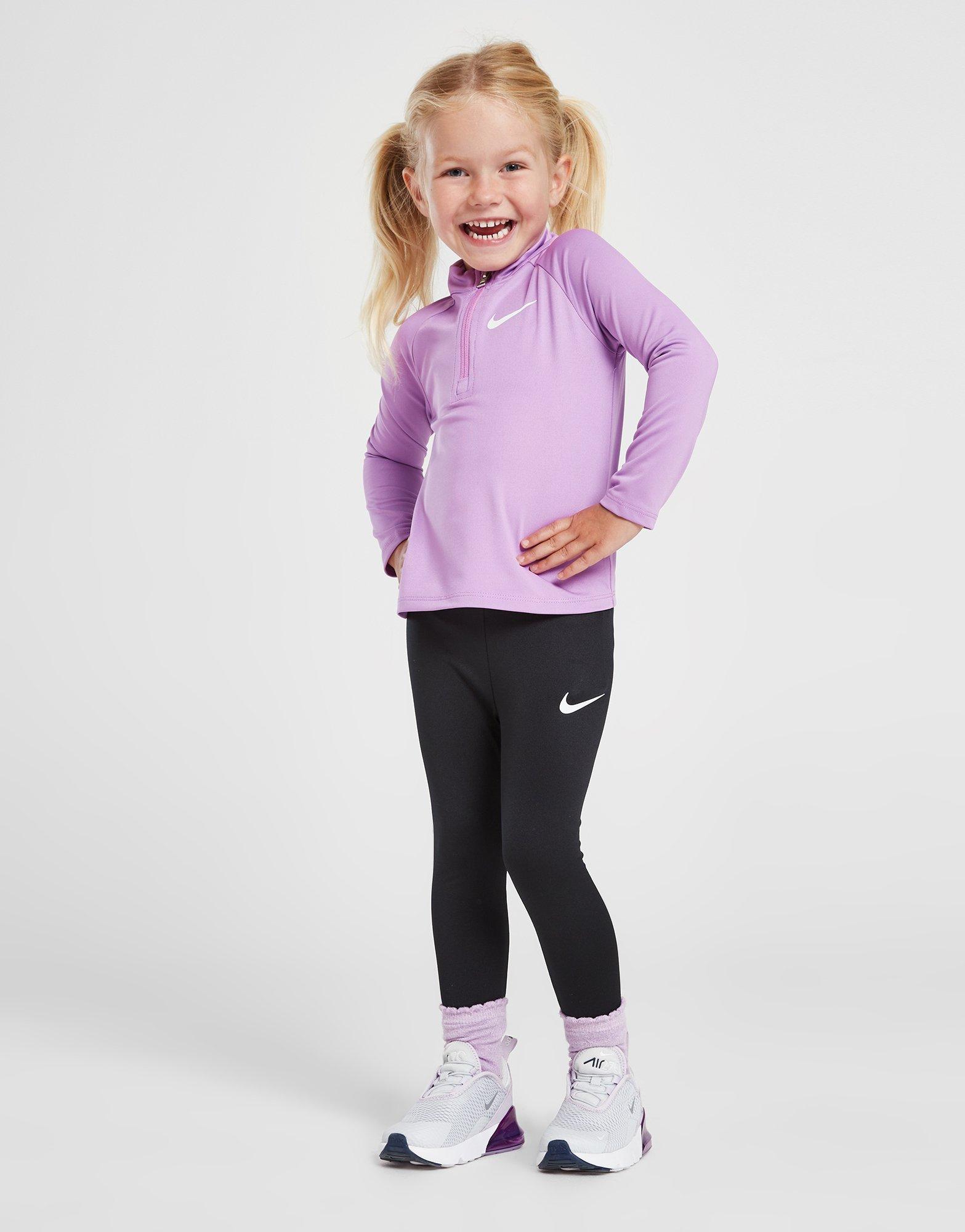 Nike Girls' Pacer 1/4 Zip Top/Leggings Set Infant