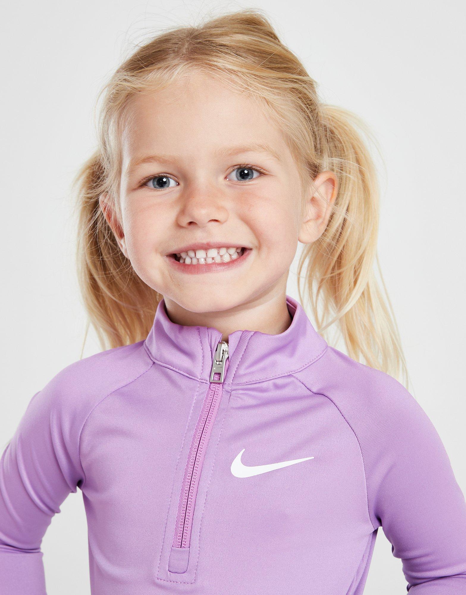 Nike Girls' Pacer 1/4 Zip Top/Leggings Set Infant