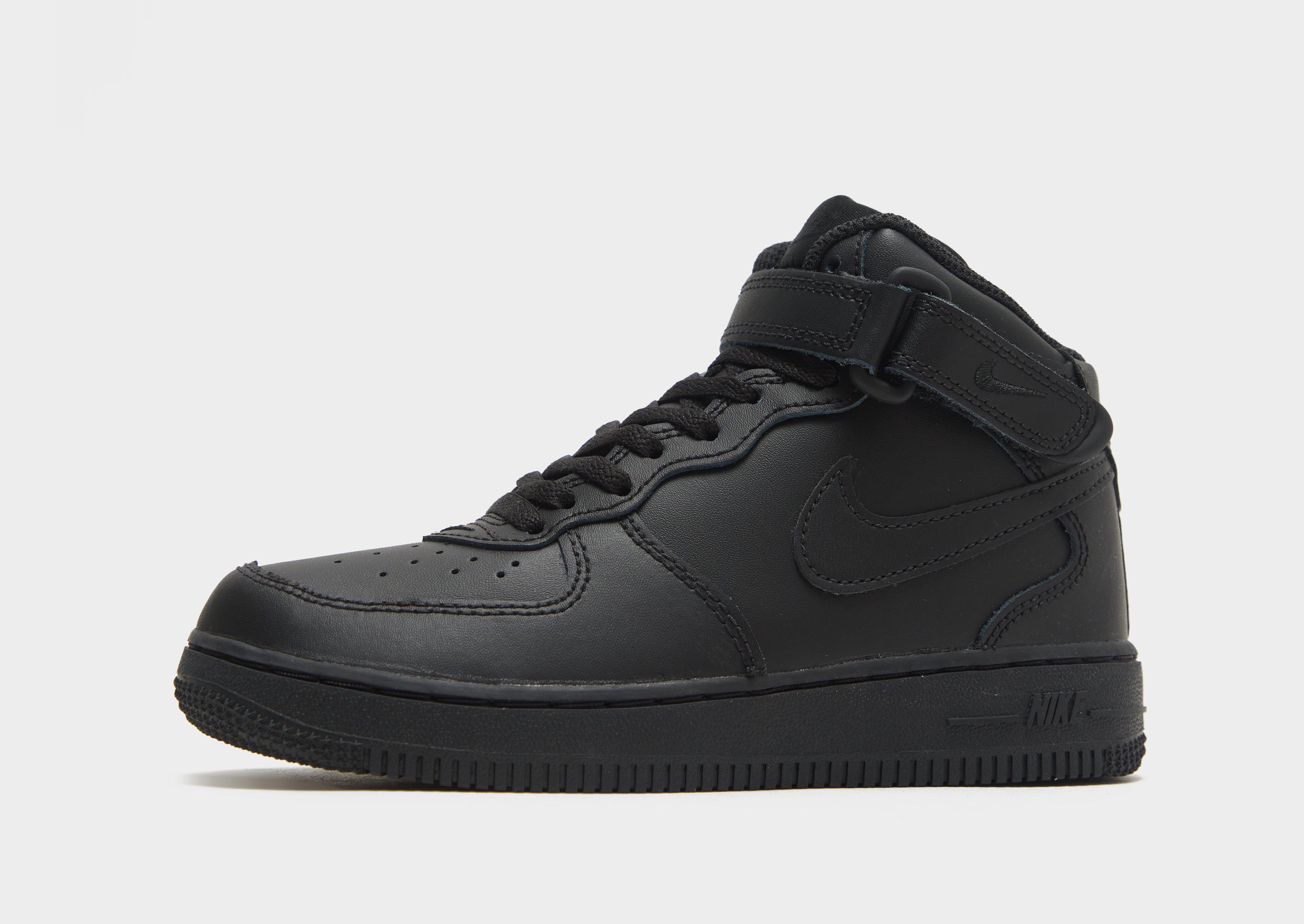 Black Nike Air Force 1 Mid Children | JD Sports Global - JD Sports