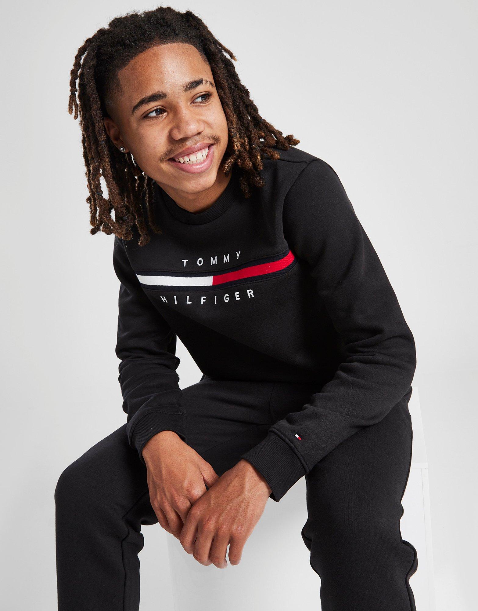 Tommy Hilfiger Sudadera de peso medio con cuello redondo para