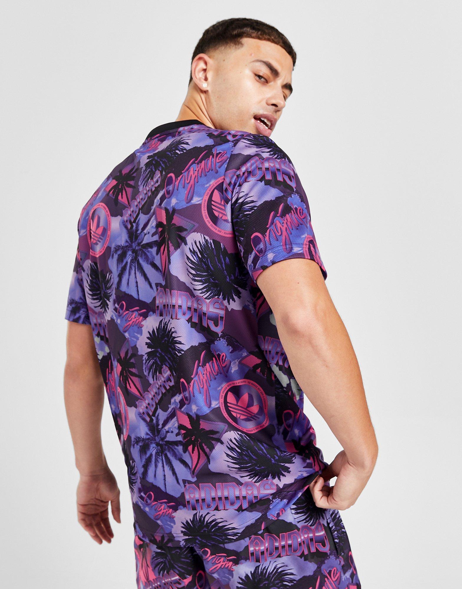 adidas Originals Summer Sticker All Over Print T-Shirt Herren