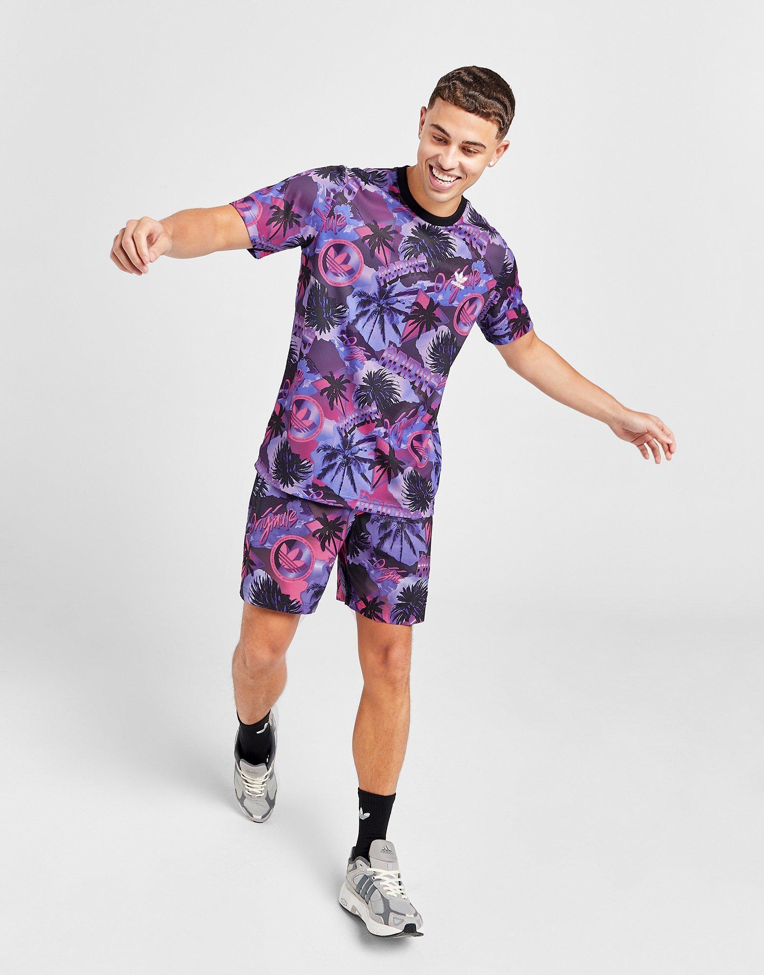 adidas Originals Summer Sticker All Over Print T-Shirt Herren