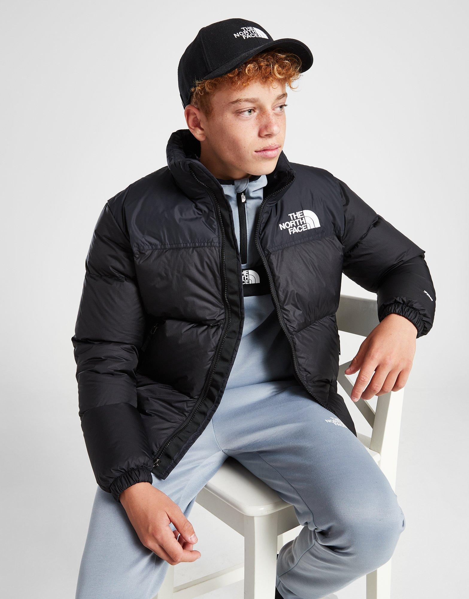 Black The North Face Nuptse Jacket Junior JD Sports Global