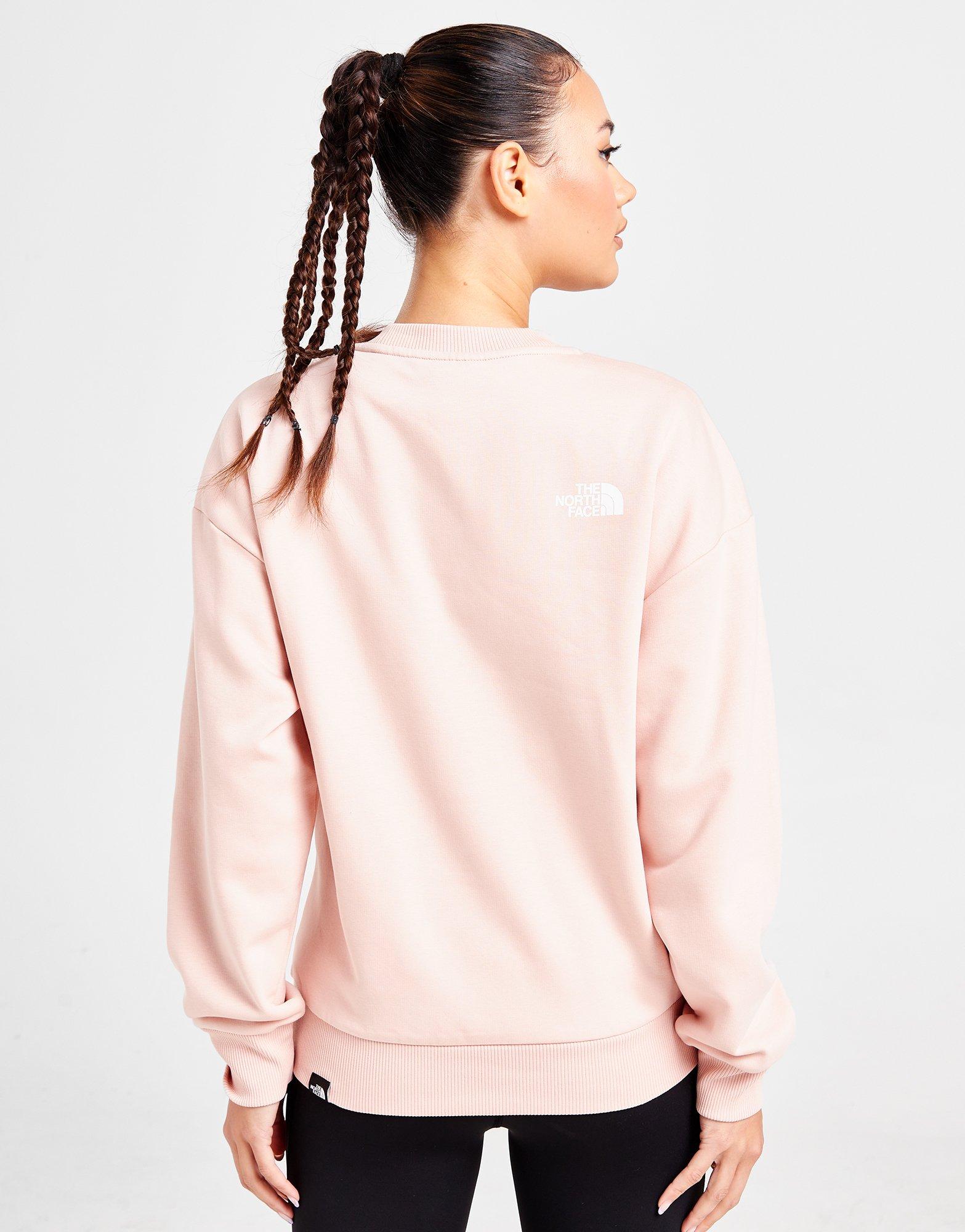 Pink The North Face Box Graphic Crew Sweatshirt - JD Sports Global