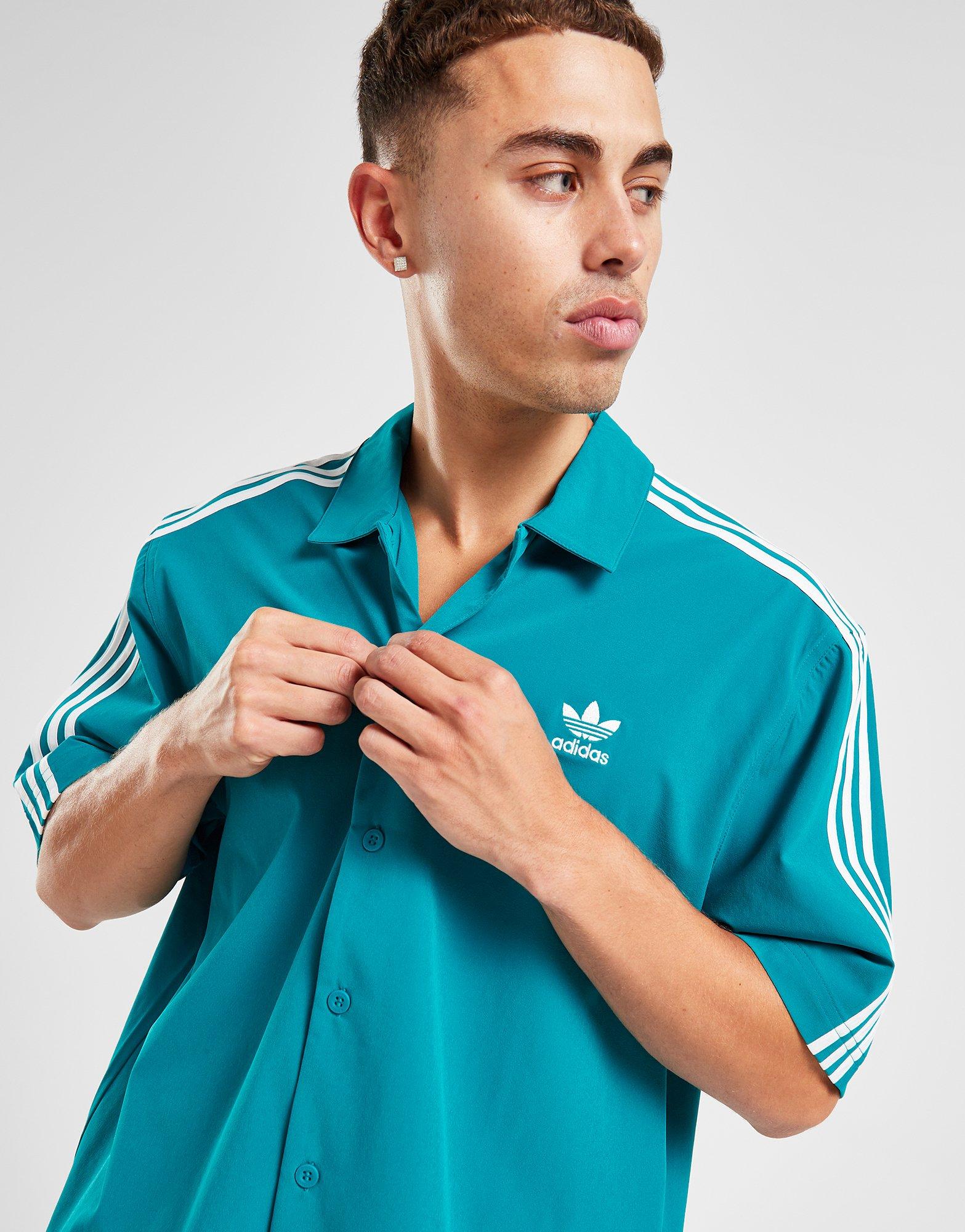 Adidas button 2025 up shirt