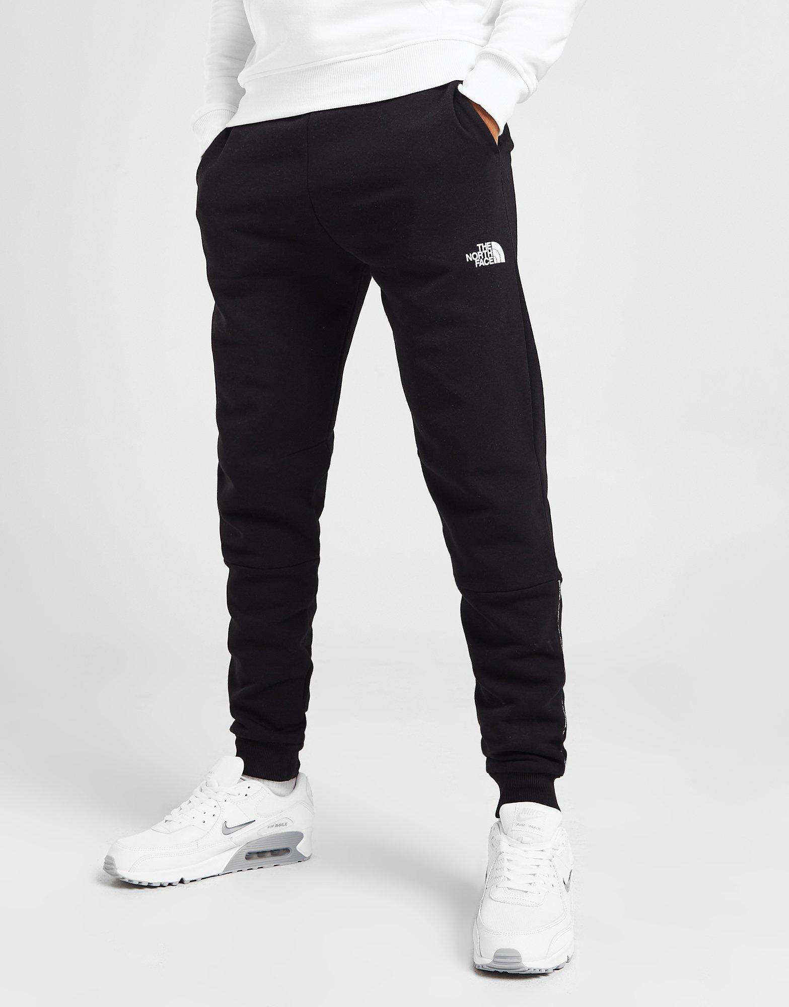 Black The North Face Tape Fleece Joggers JD Sports