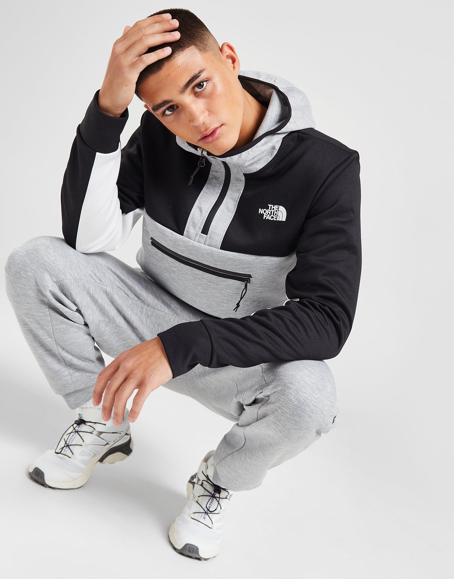 Grey The North Face Tek 1/4 Zip Hoodie - JD Sports Global