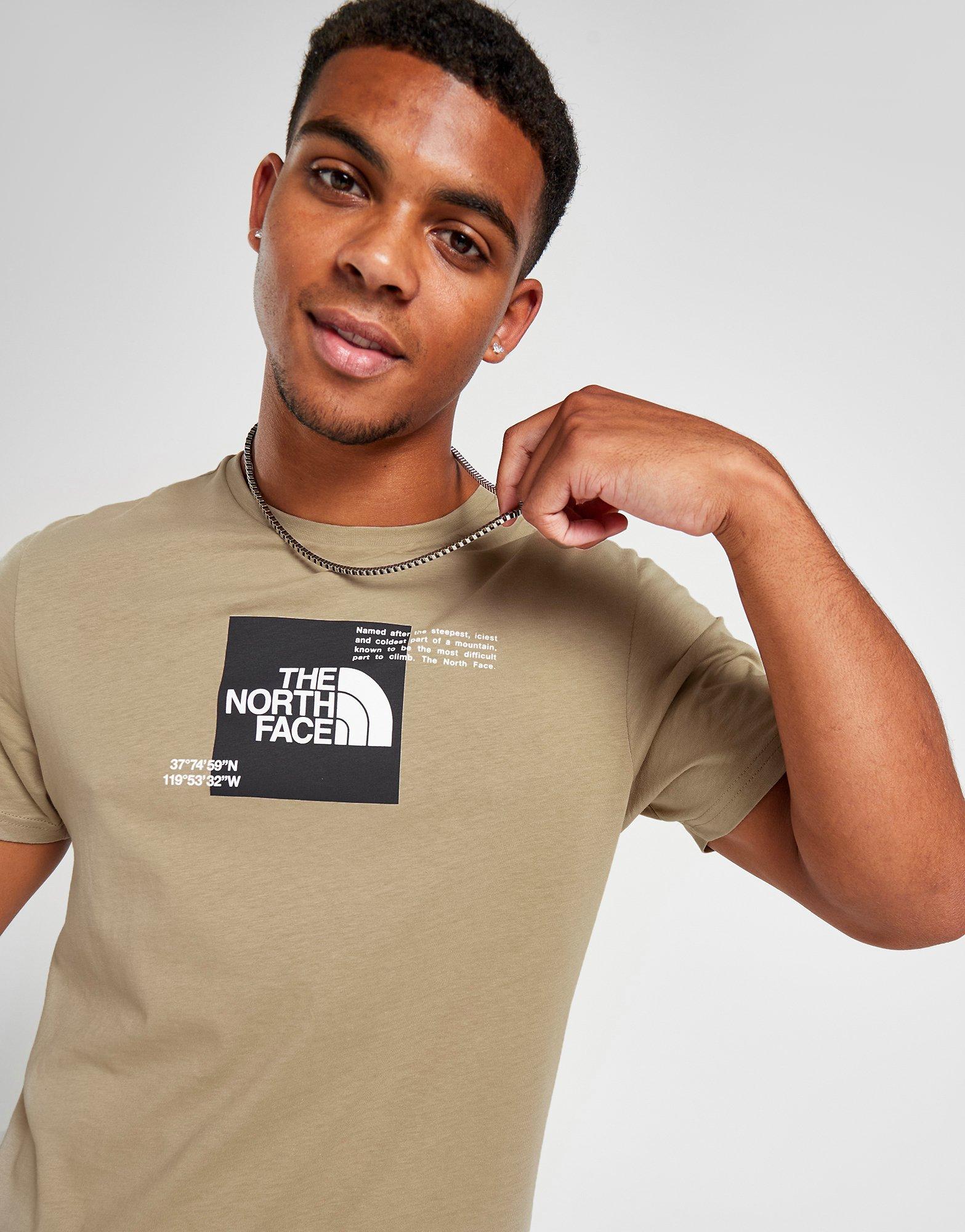Brown The North Face Box Notes T-Shirt | JD Sports Global - JD