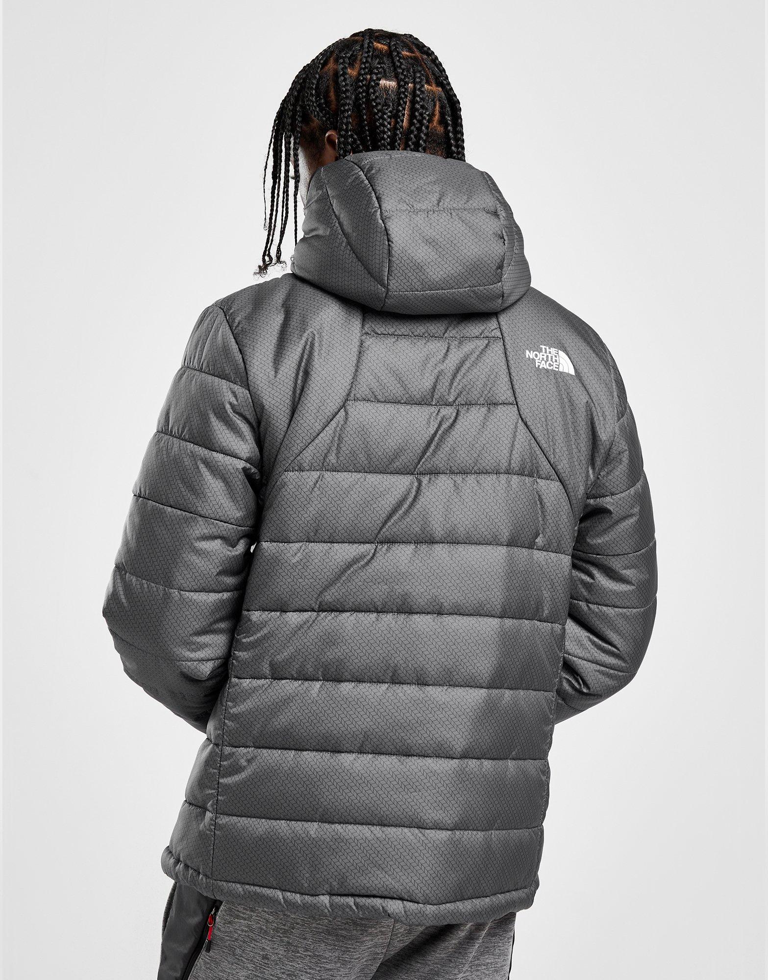 North face grey coat hot sale mens