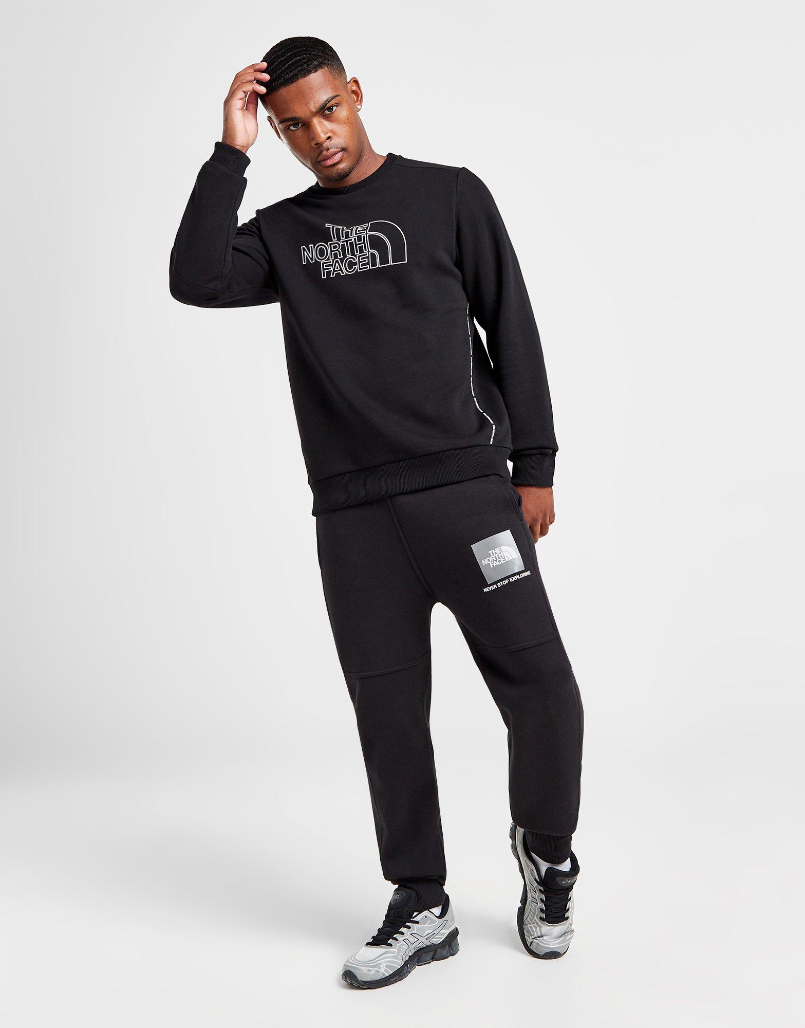 The north face tape fleece crew sweatshirt new arrivals