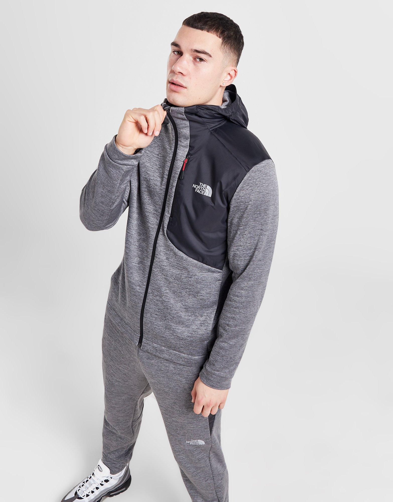 Grau JD The North Full Hoodie Mittellegi - Sports Deutschland Zip Face