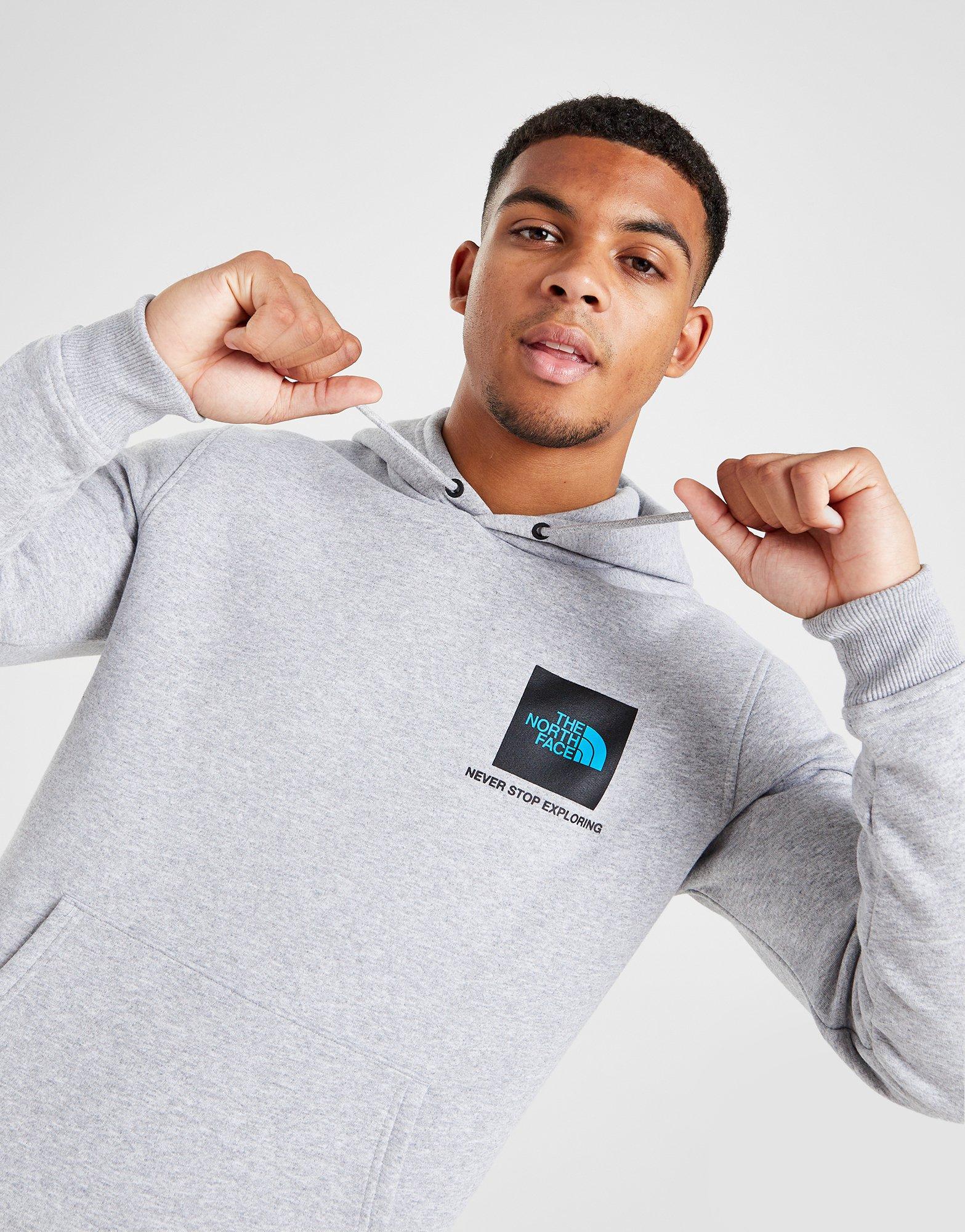 North face box clearance logo hoodie