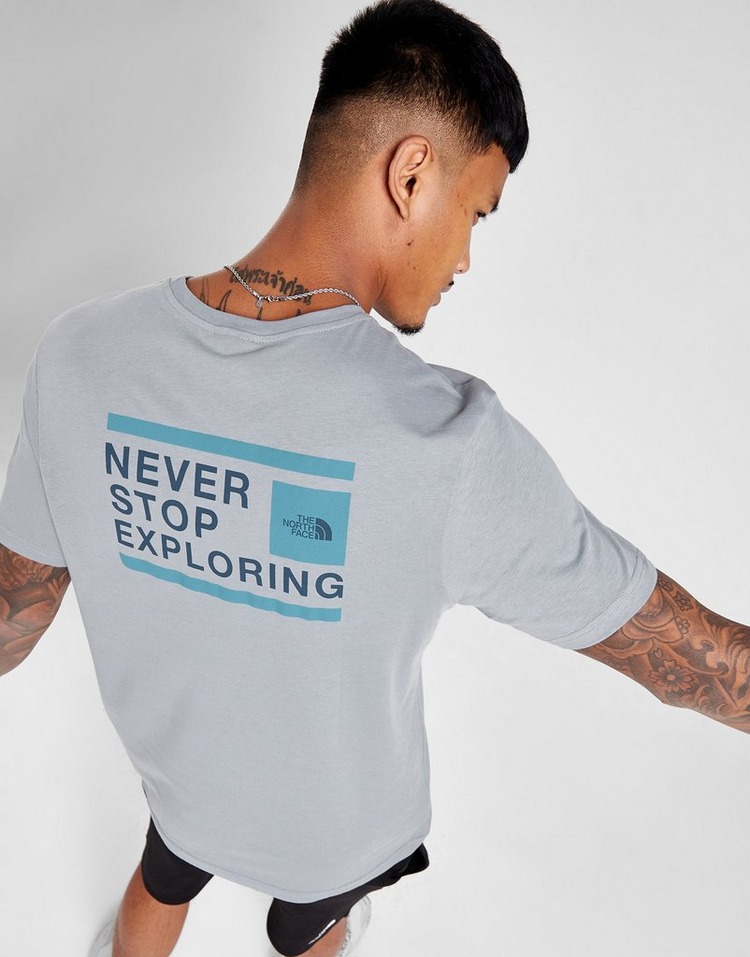 Grey The North Face Back Graphic T-shirt - JD Sports