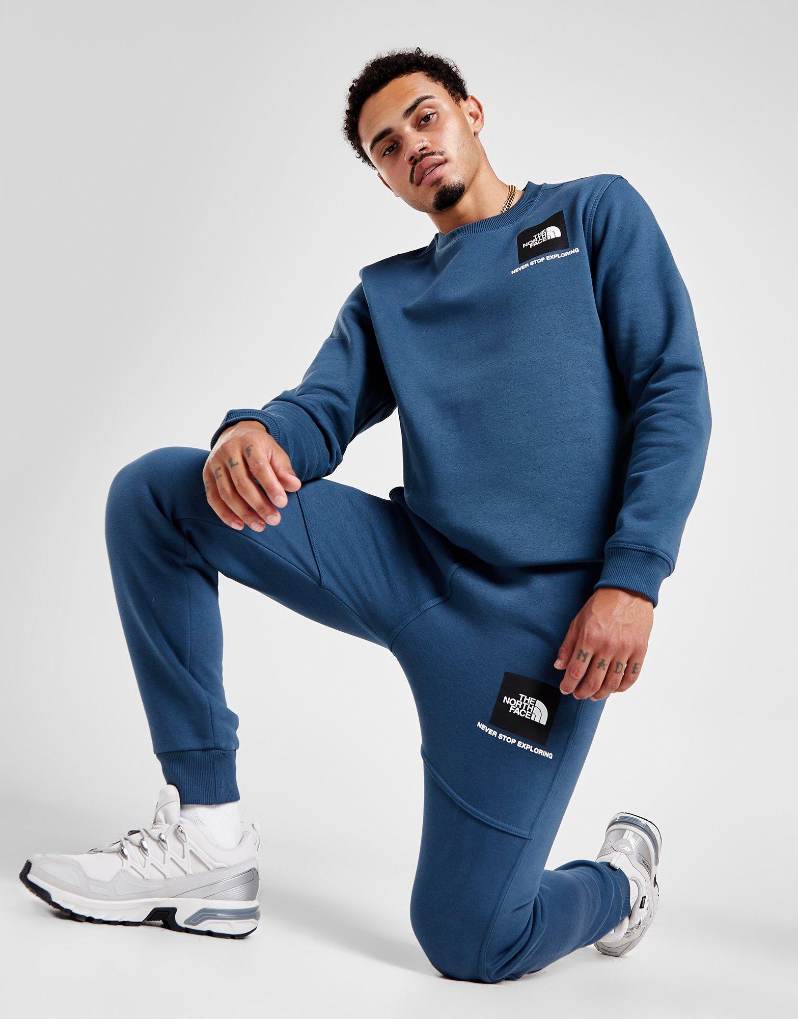 North face hot sale fleece tracksuit