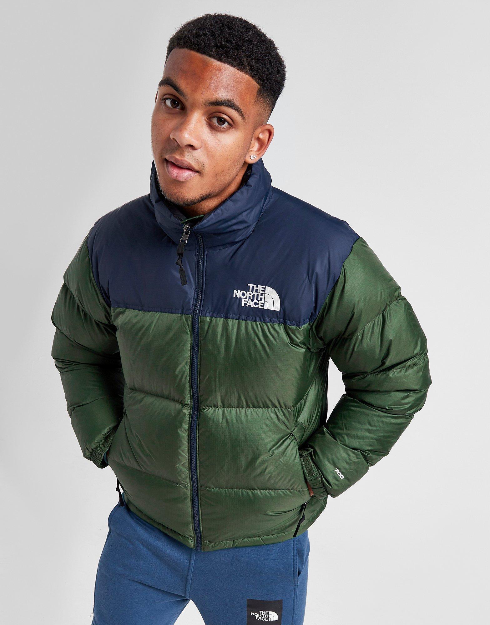 Green mens 2025 north face jacket