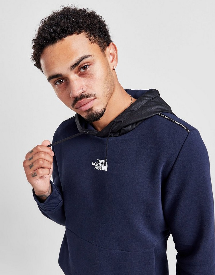 Blue The North Face Tape Overhead Hoodie | JD Sports UK
