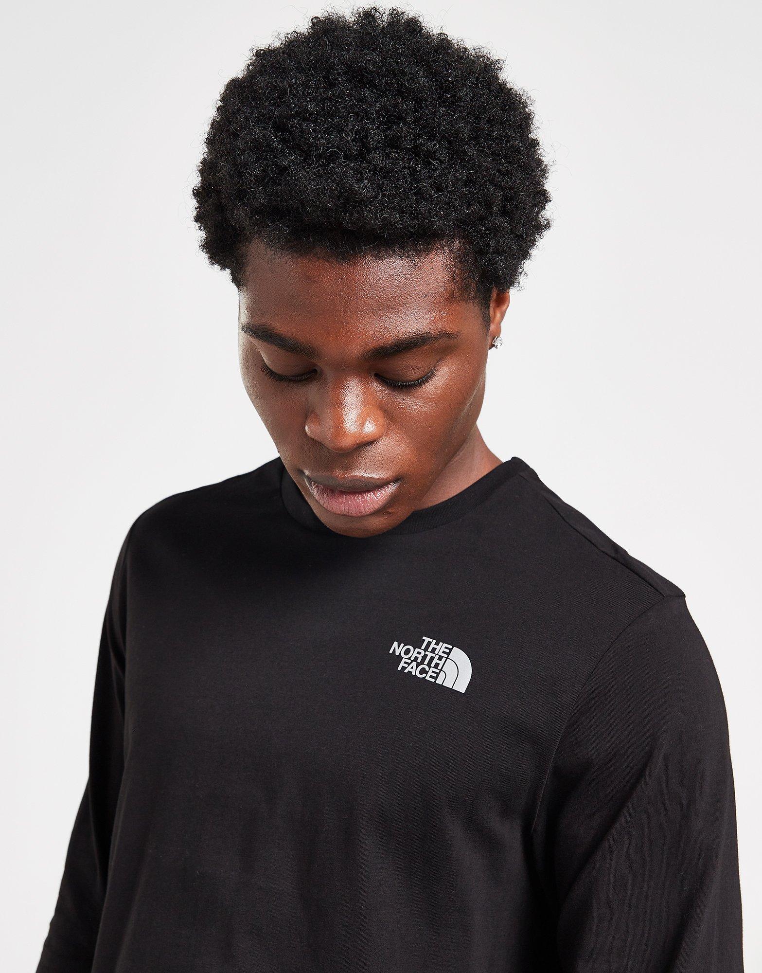 North face long sleeve on sale black