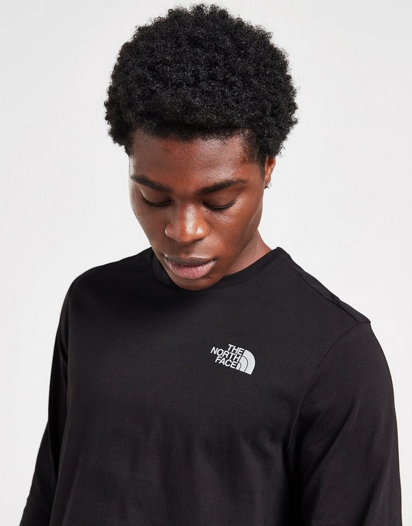Black The North Face T-Shirt Global JD Dome Sleeve - Simple Long Sports