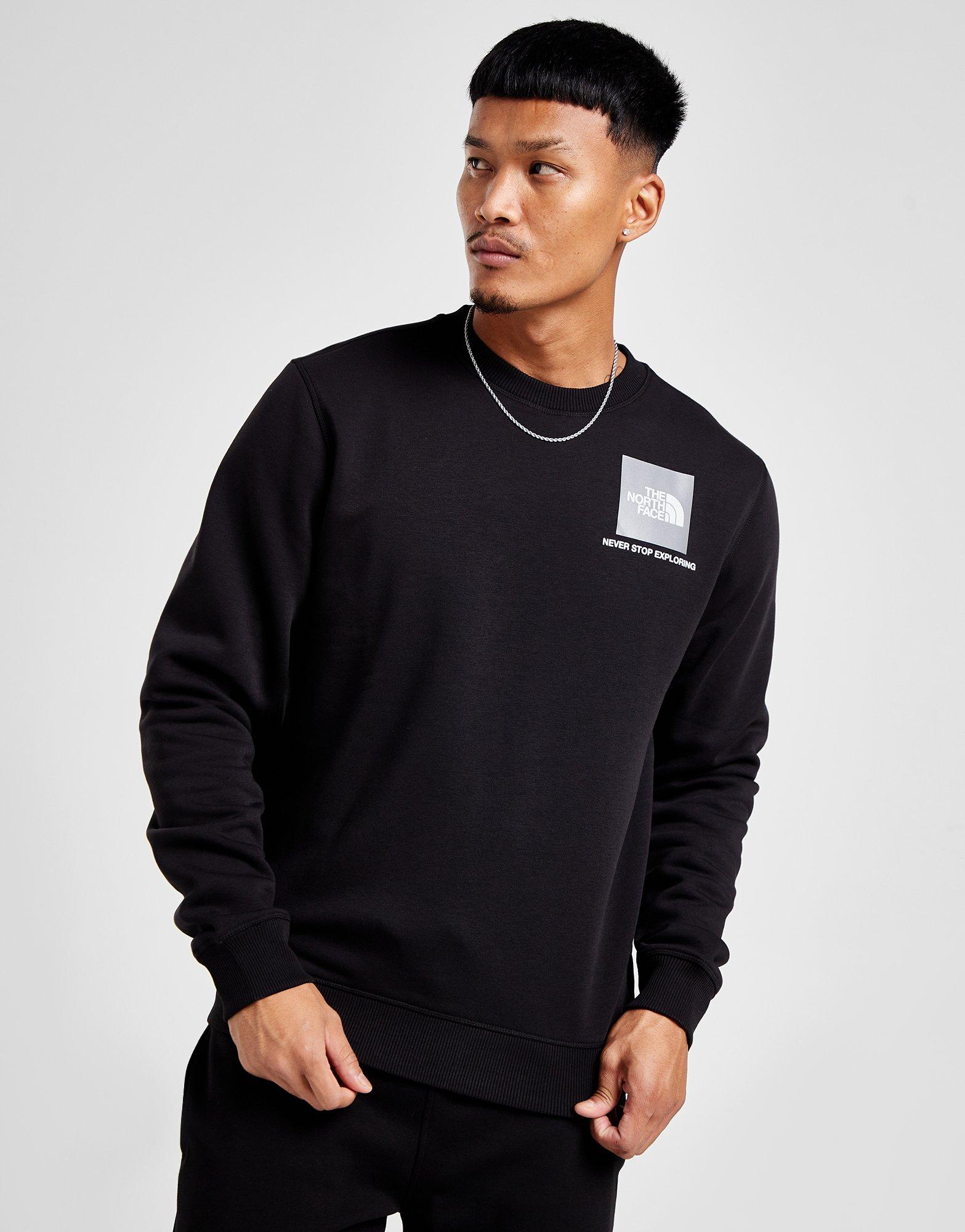 The north face never sales stop exploring crew neck sweatshirt