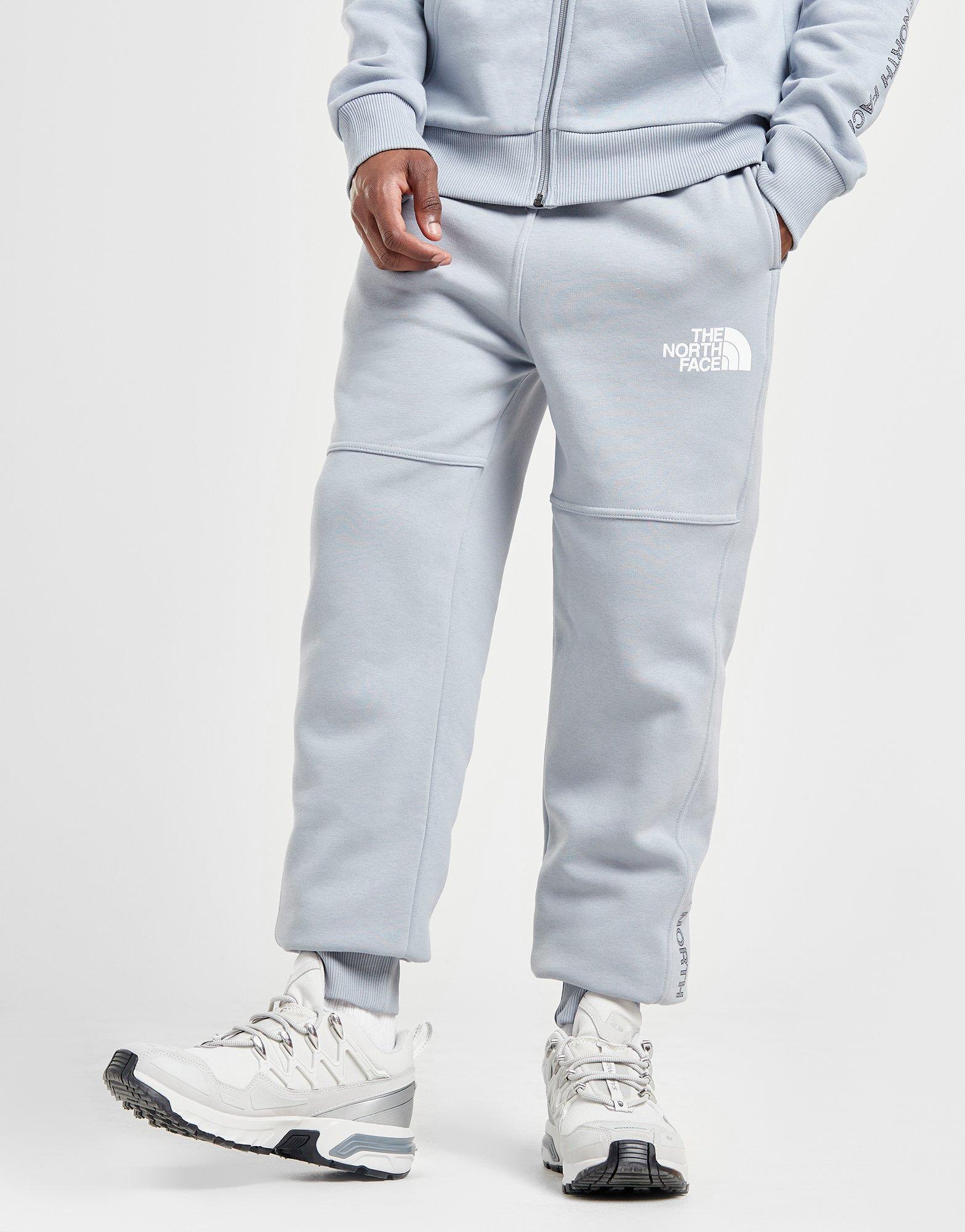 North face hot sale grey joggers mens