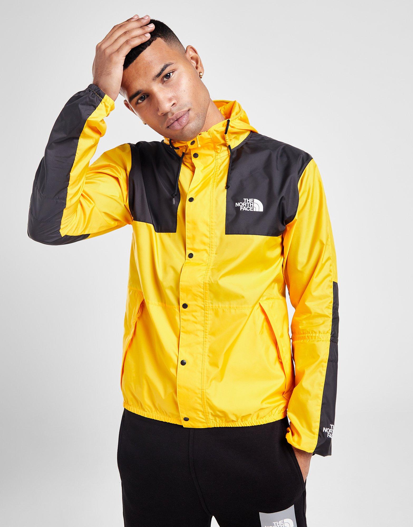 north face mountain jacket yellow