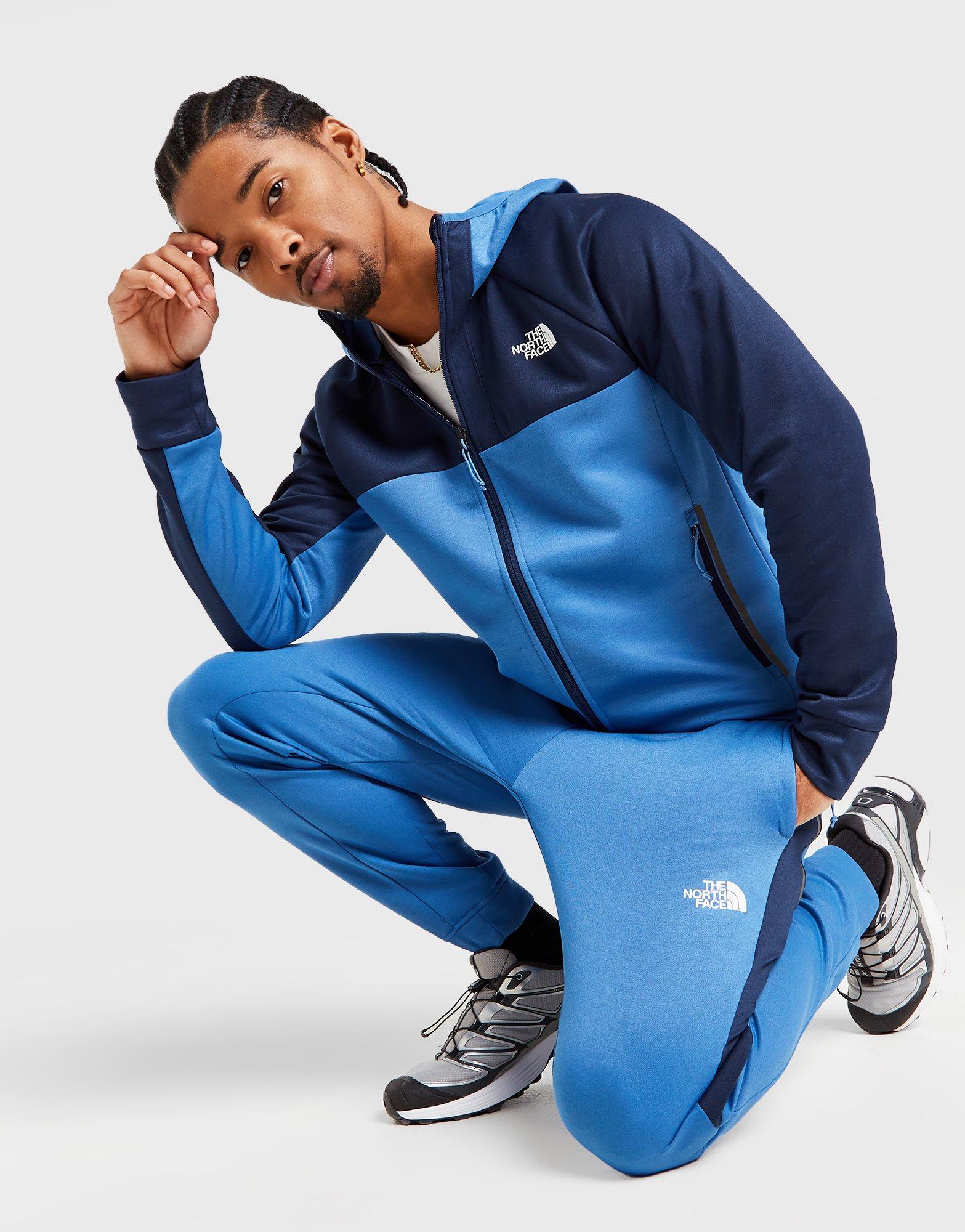 North face shop tracksuit blue