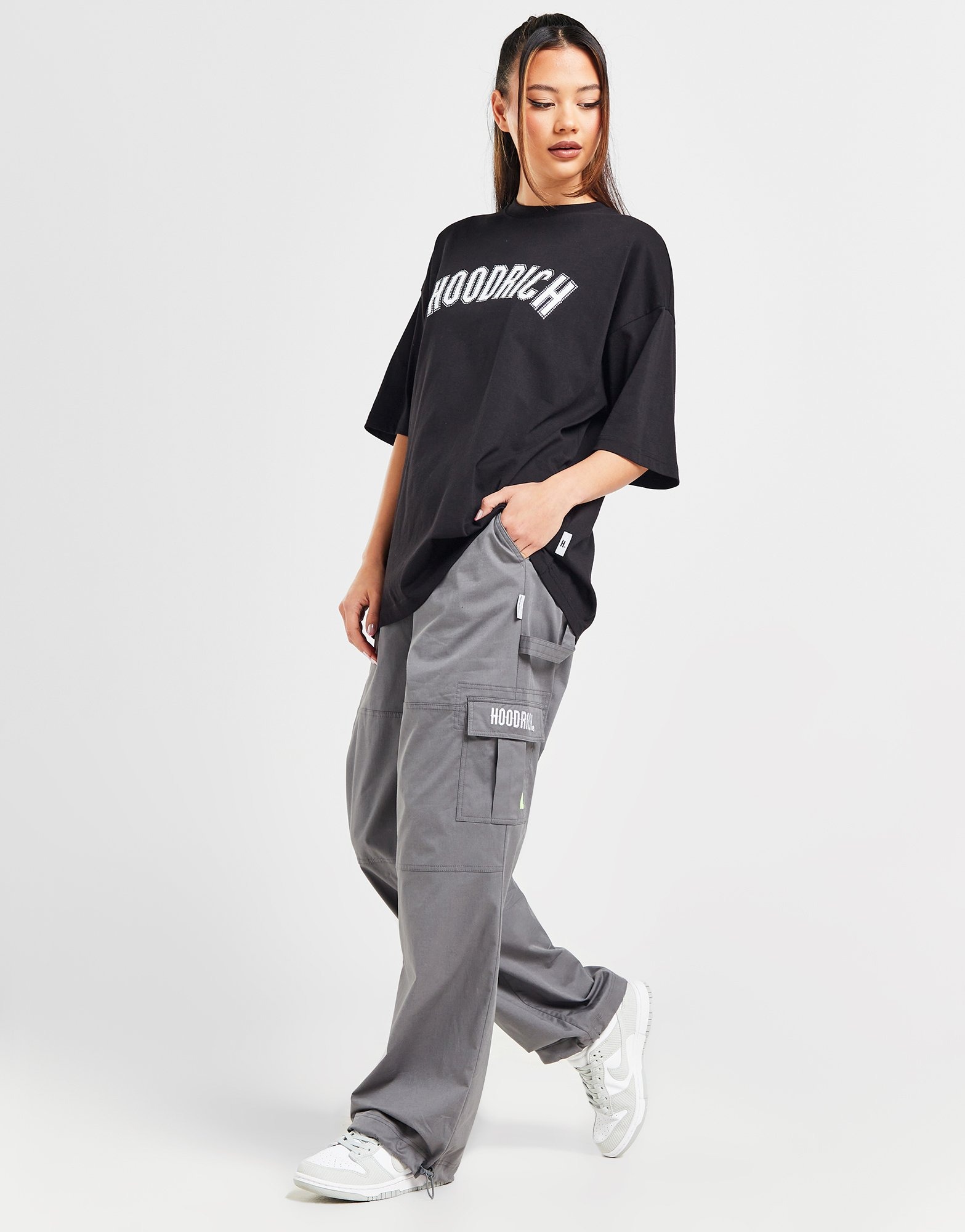 Hoodrich Pantalon Cargo Femme Gris JD Sports France