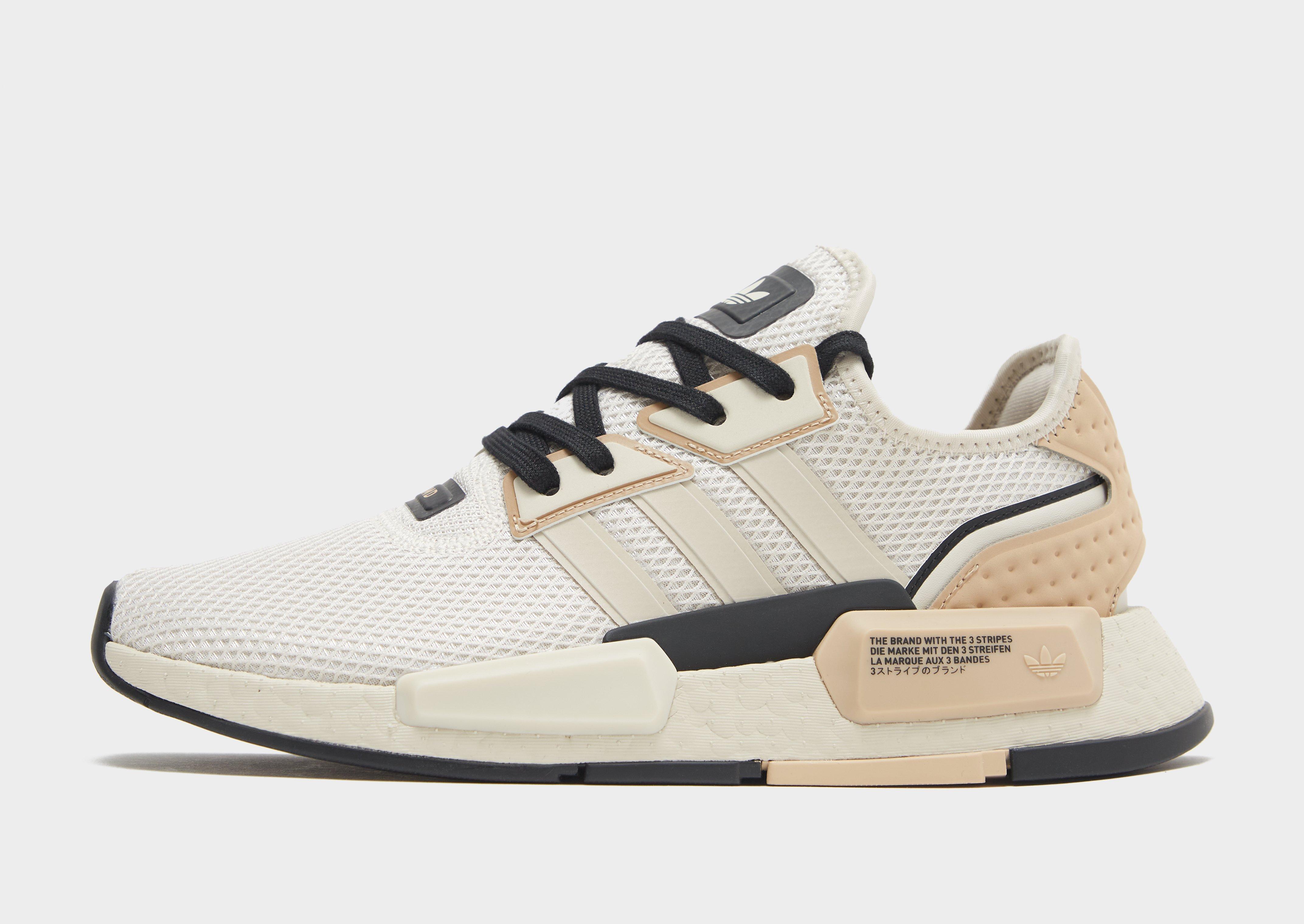 Adidas nmd r1 men's white and gold hotsell