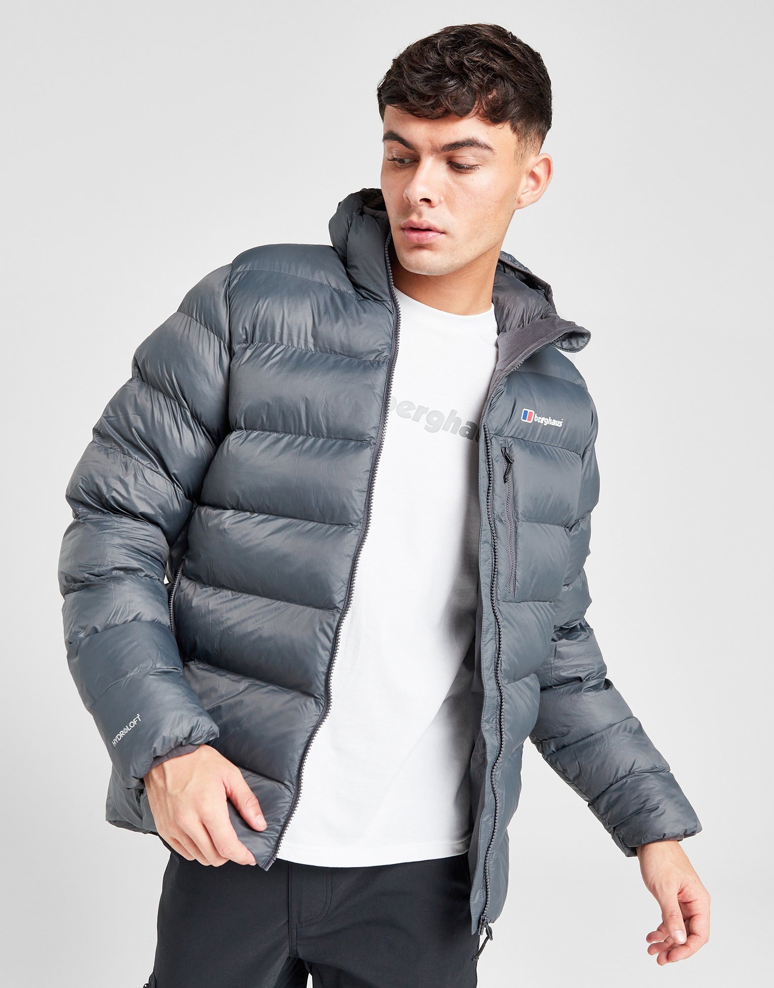 Berghaus Coat Grey Mens Berghaus Pravitale MTN Jacket Grey/Light