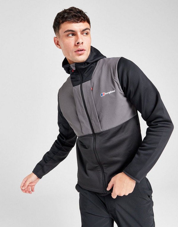 Men's Black Slim Fit Workout Hoodie With Zip Pockets (UK) – Sole