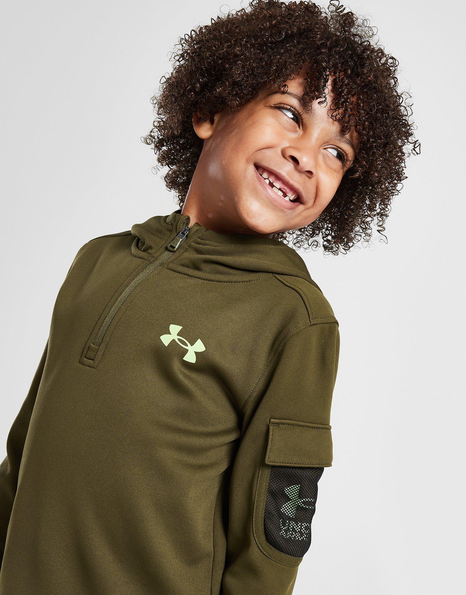 Under Armour Cargo 1/4 Zip Tracksuit Children